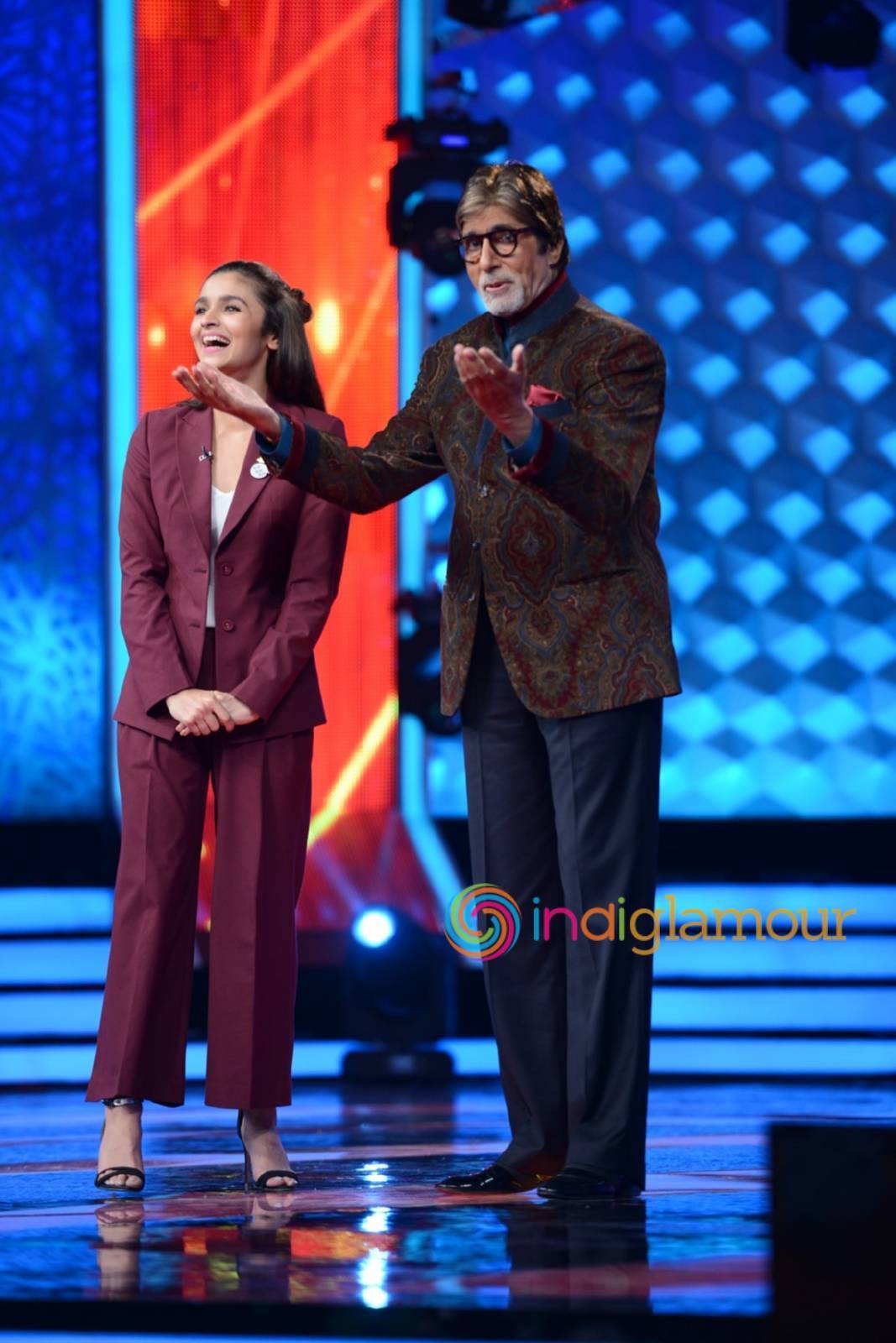 Alia Bhatt, Shilpa Shetty Appear on Amitabh Bachchan's New Show Aaj Ki Raat Hai Zindagi Event hd photo