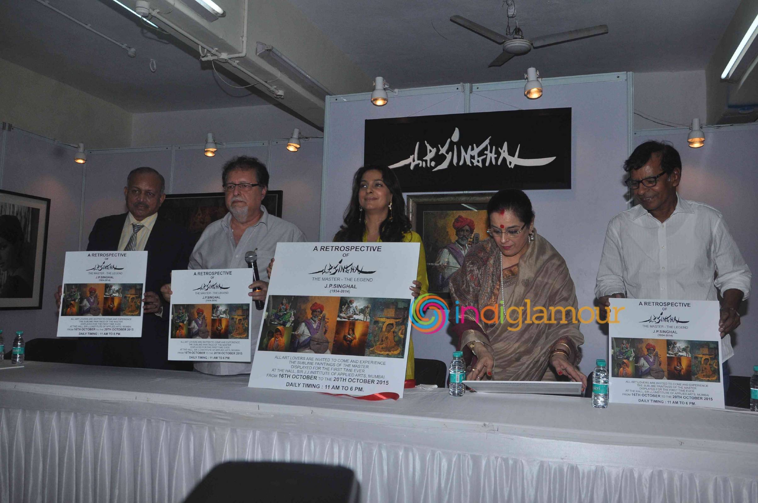 Launch of Exhibition A Retrospective J P Singhal Event hd photo