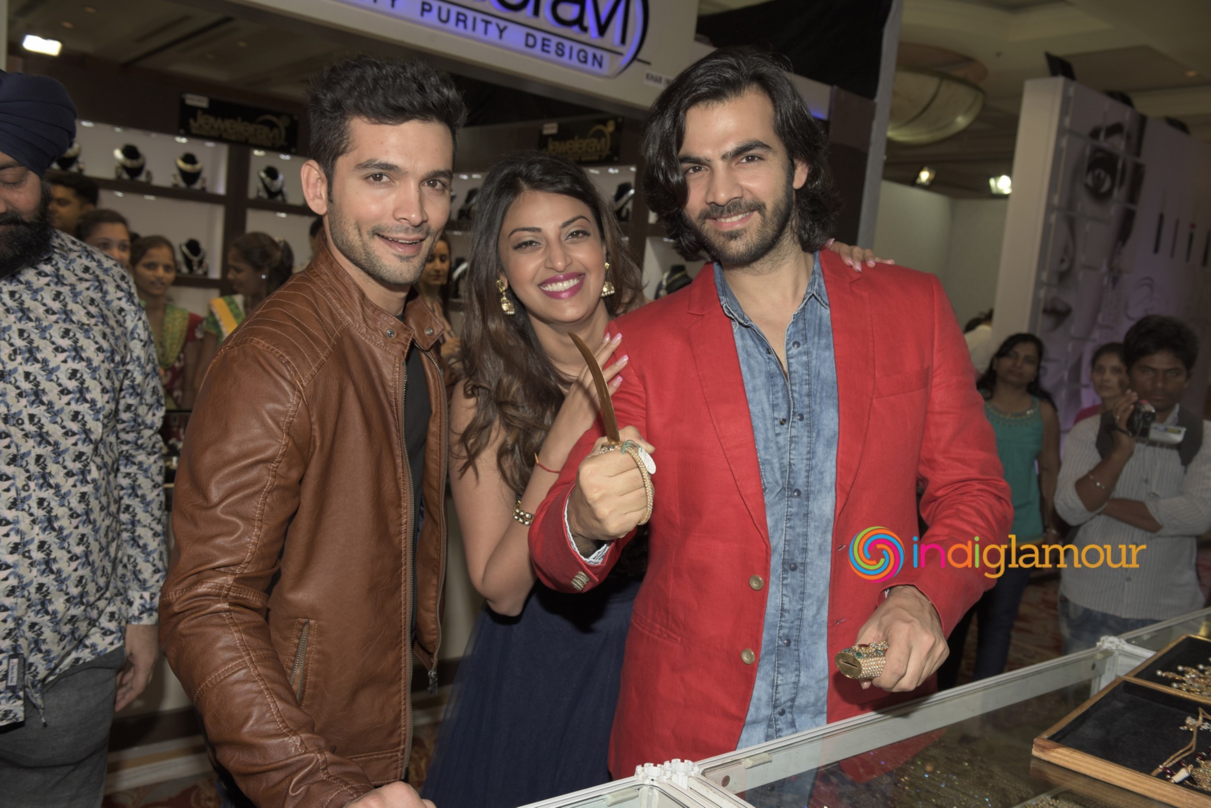 Star Cast of the Film Wedding Pullav Inaugurated Bridal Lifestyle Exhibition Glitter 2015 Event hd photo