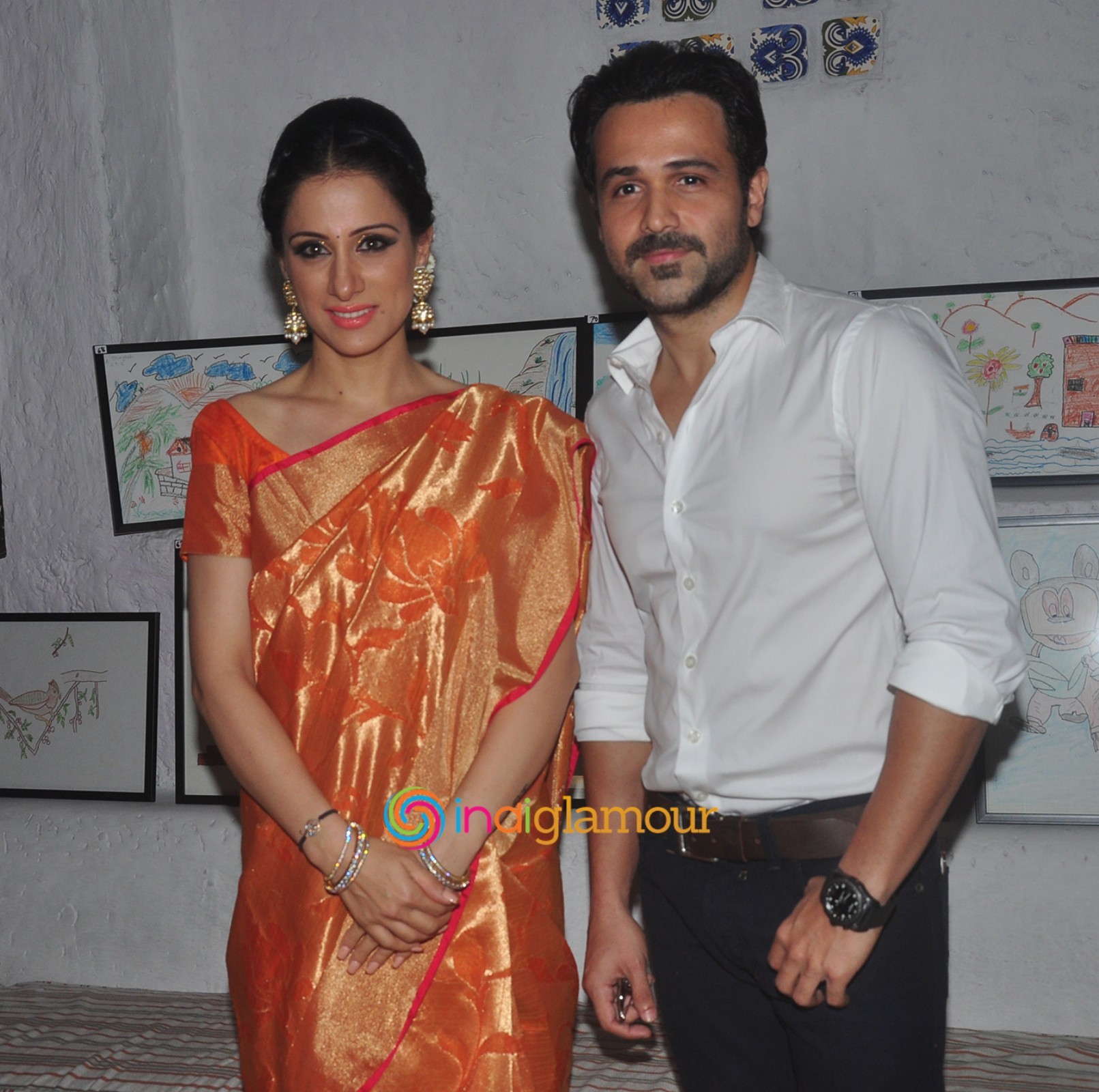 Rouble Nagi Art Foundation Show by Underprivileged Kids at Olive Bar Event hd photo