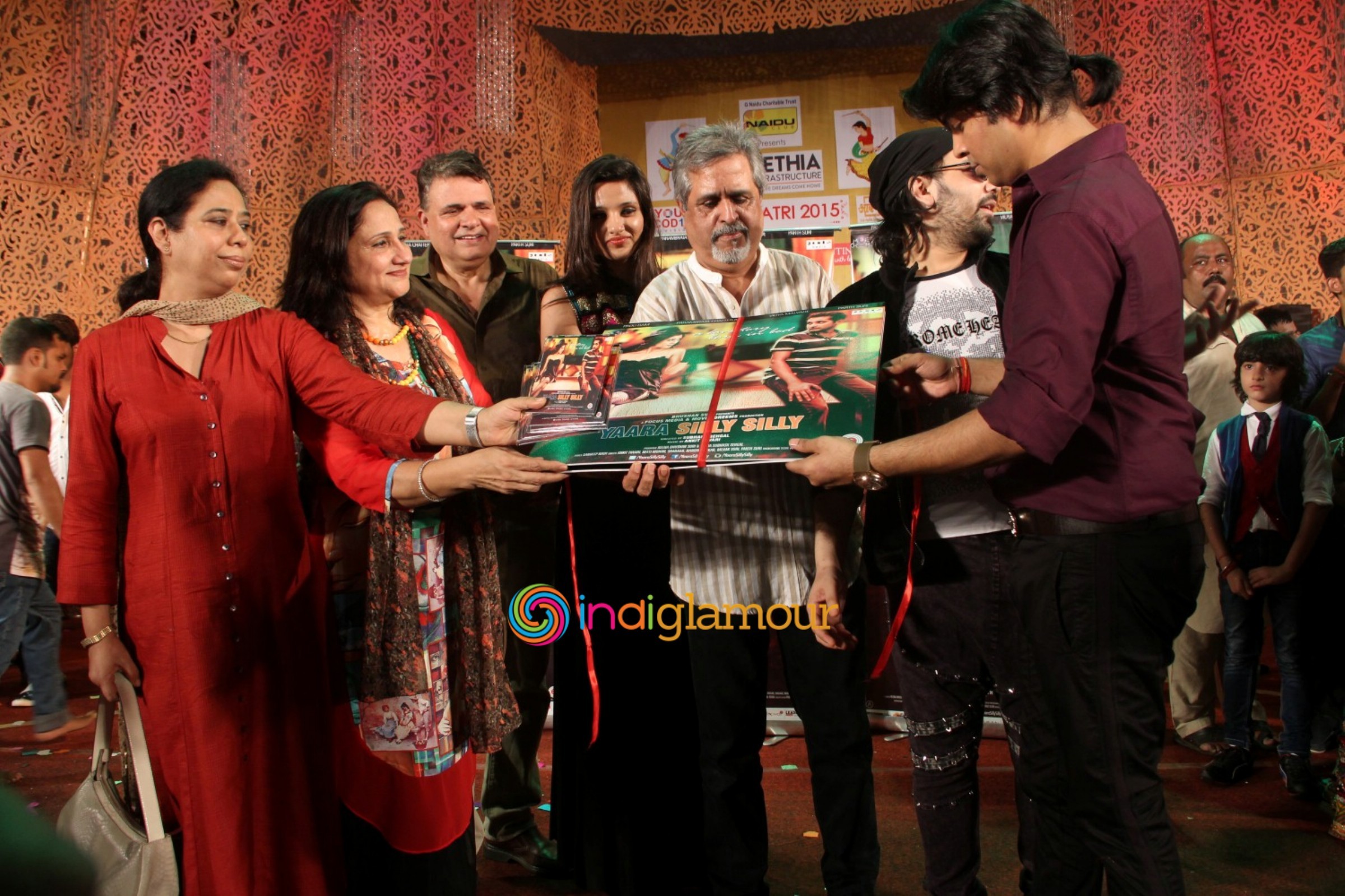 Yaara Silly Silly Film Music Launch at Navaratri Festival Event hd photo