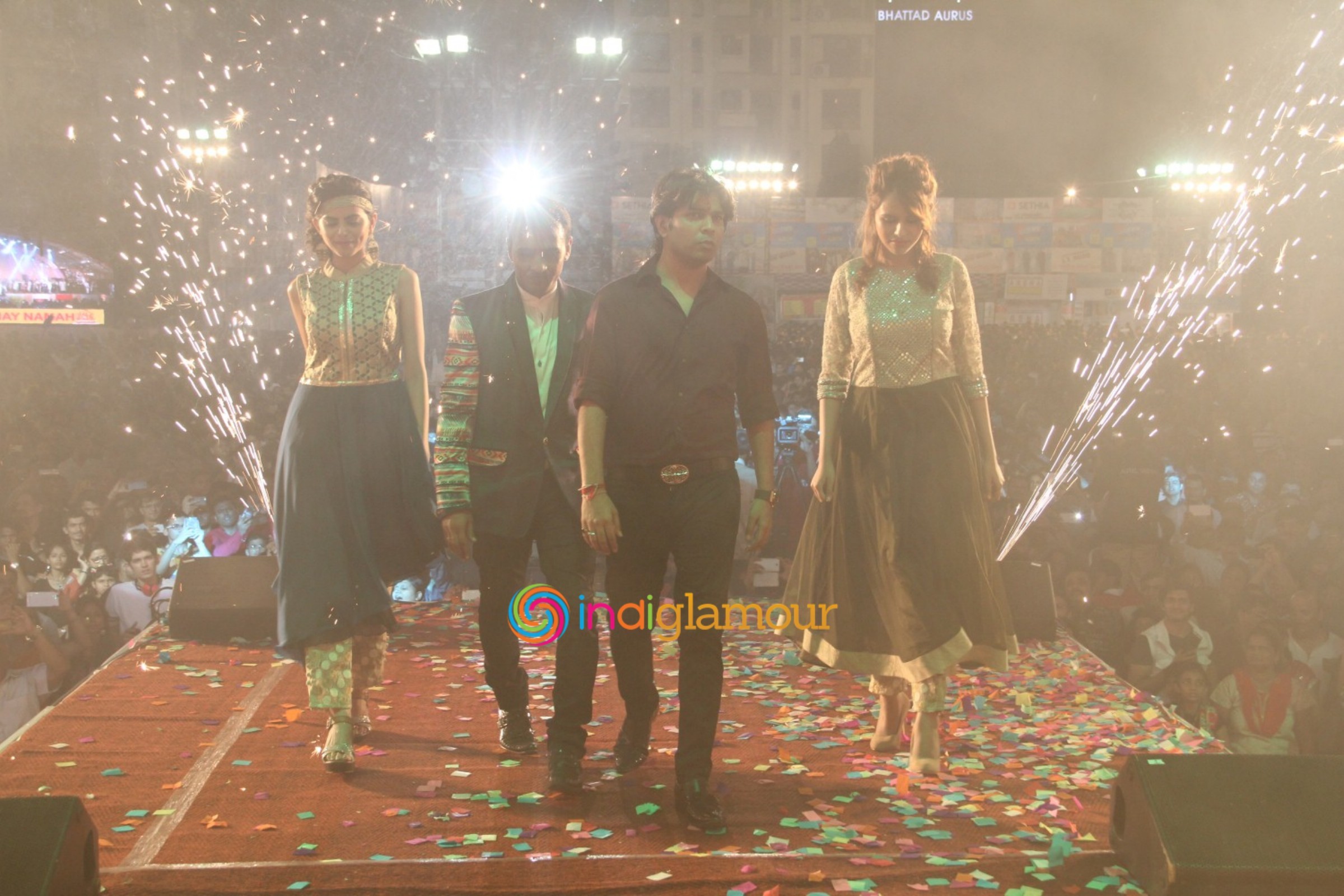 Yaara Silly Silly Film Music Launch at Navaratri Festival Event hd photo