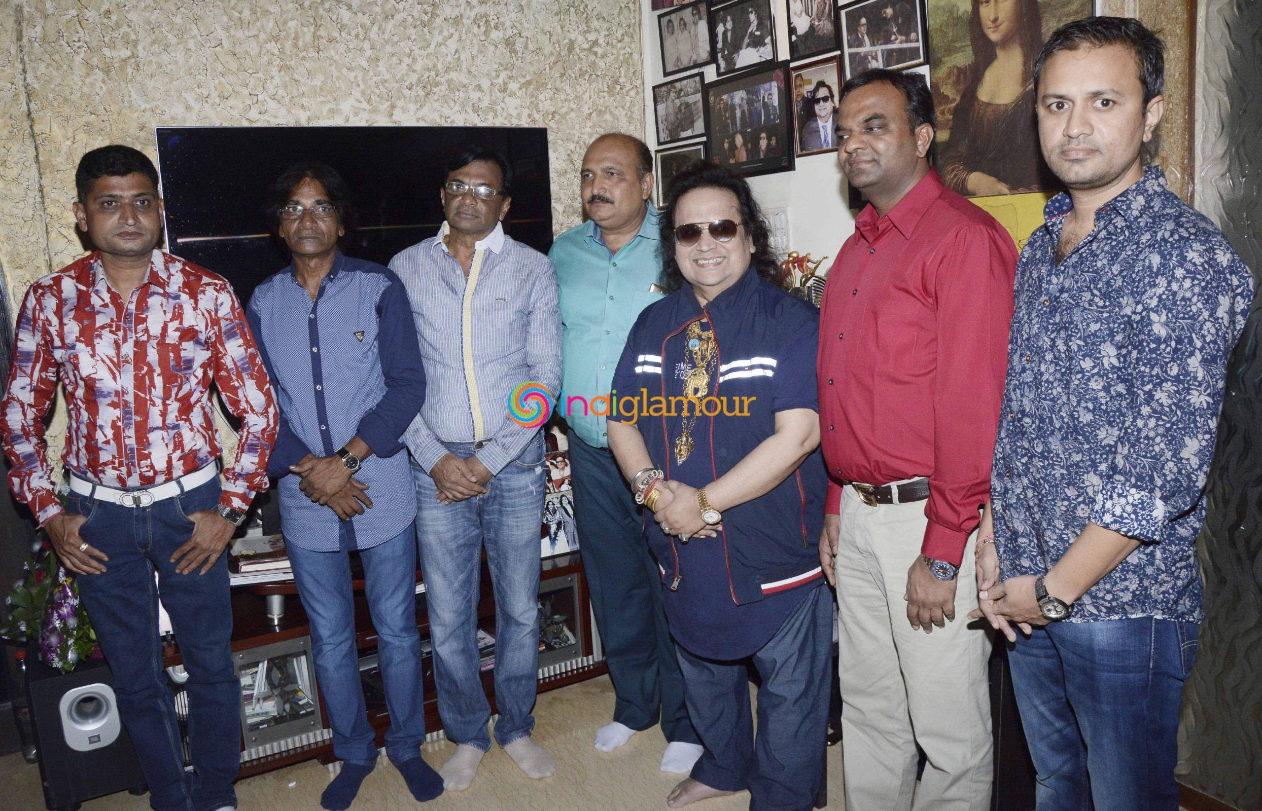 Bappi Lahiri at a Song Recording Event hd photo
