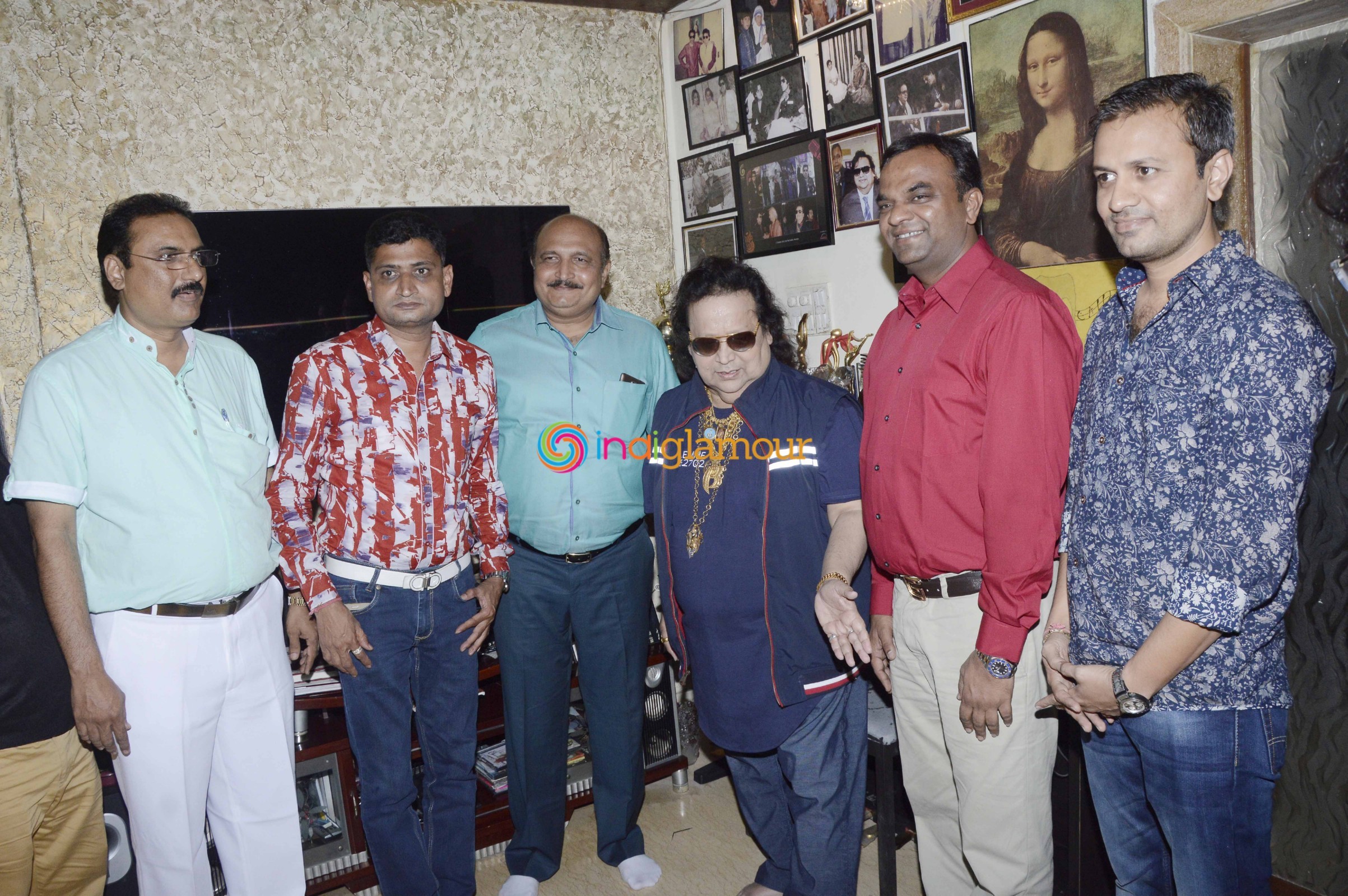 Bappi Lahiri at a Song Recording Event hd photo