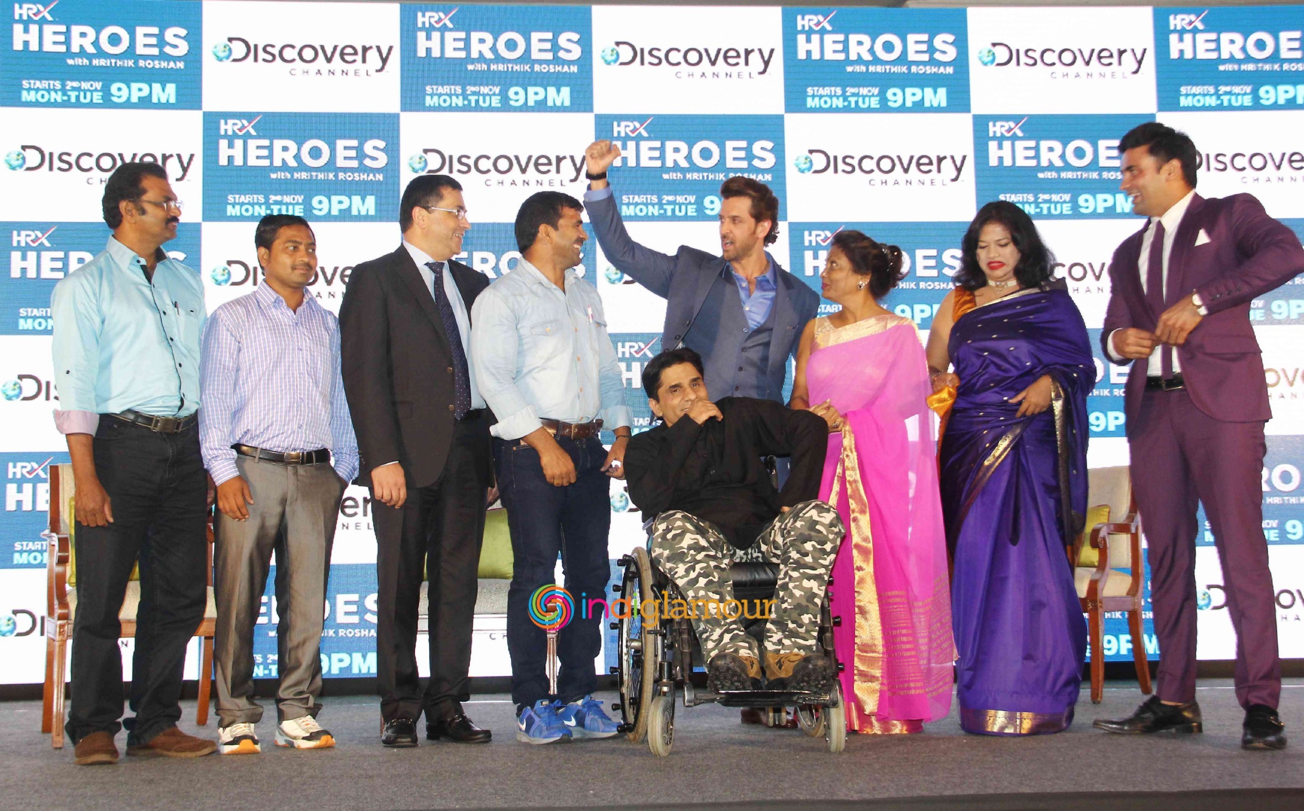 Launch of Discovery Channel New Show HRX HEROES Event hd photo