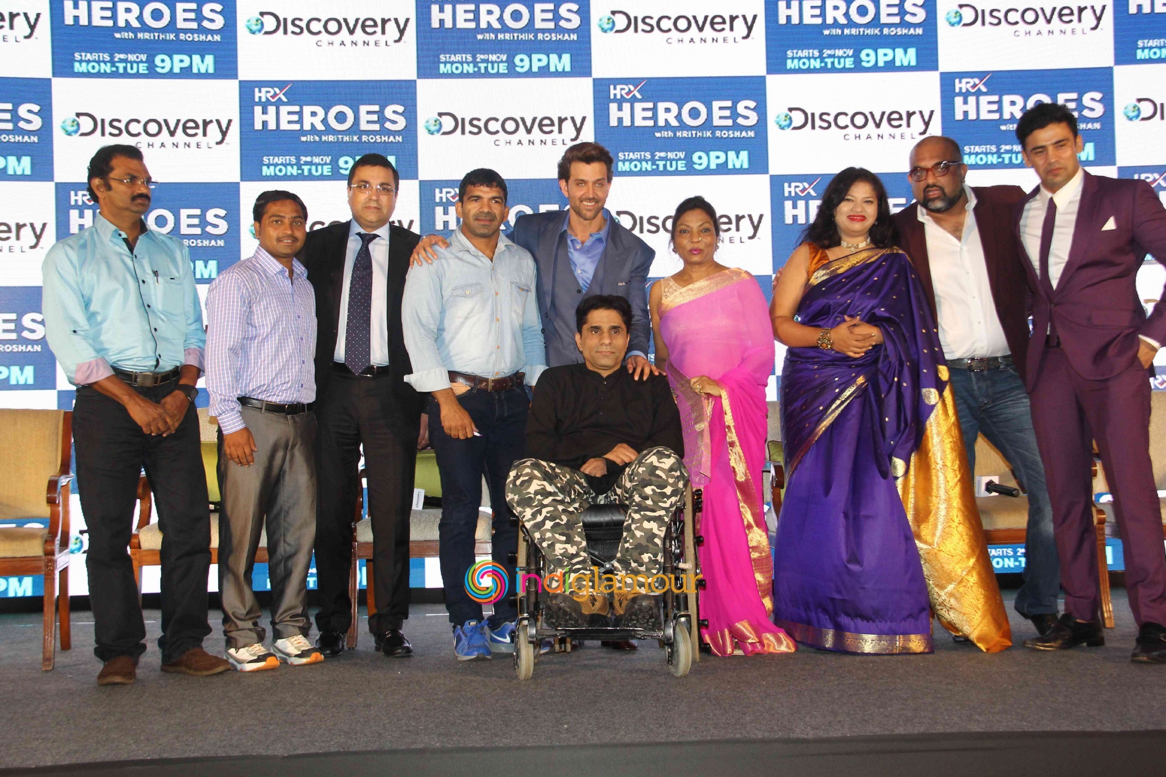 Launch of Discovery Channel New Show HRX HEROES Event hd photo