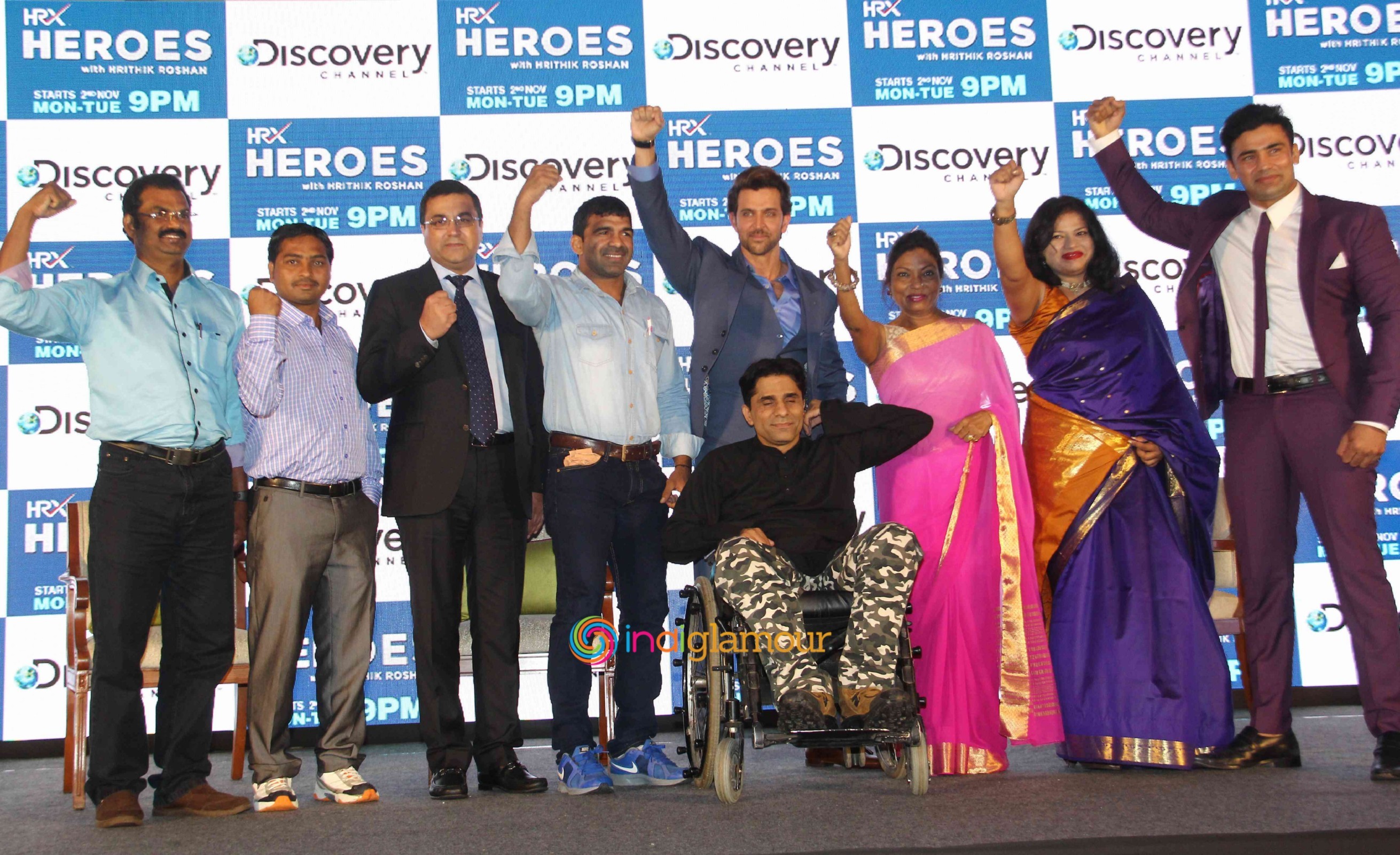 Launch of Discovery Channel New Show HRX HEROES Event hd photo