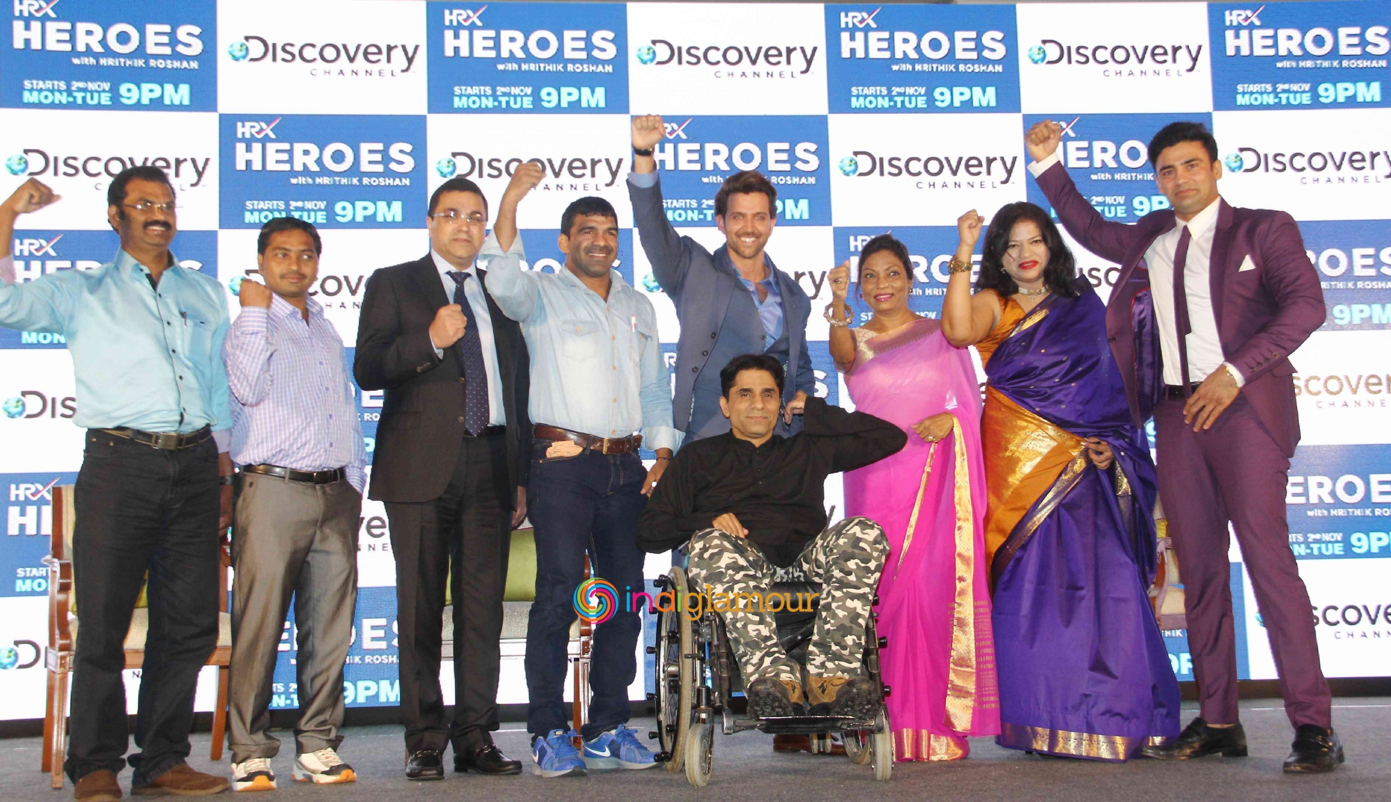 Launch of Discovery Channel New Show HRX HEROES Event hd photo