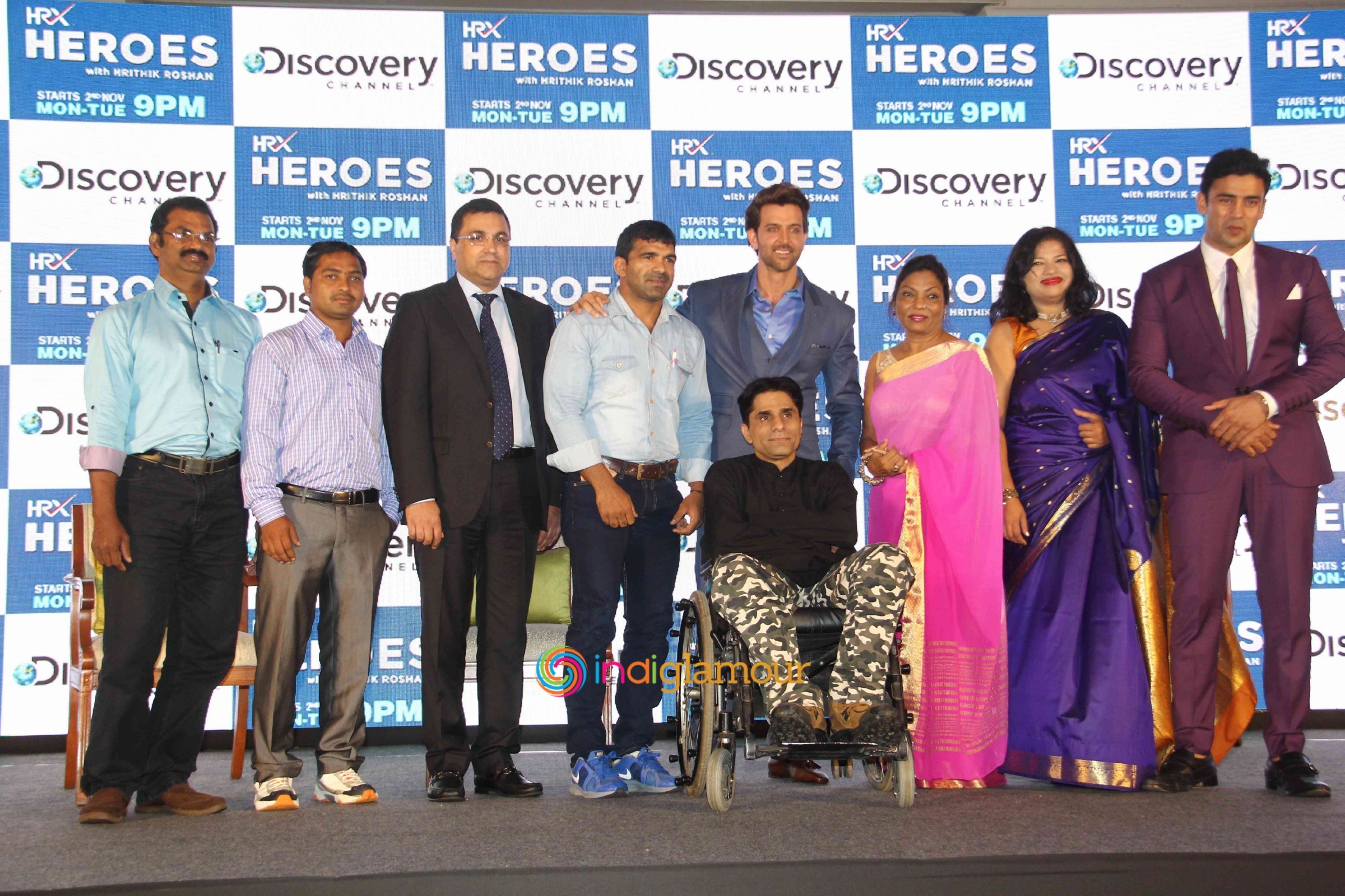 Launch of Discovery Channel New Show HRX HEROES Event hd photo