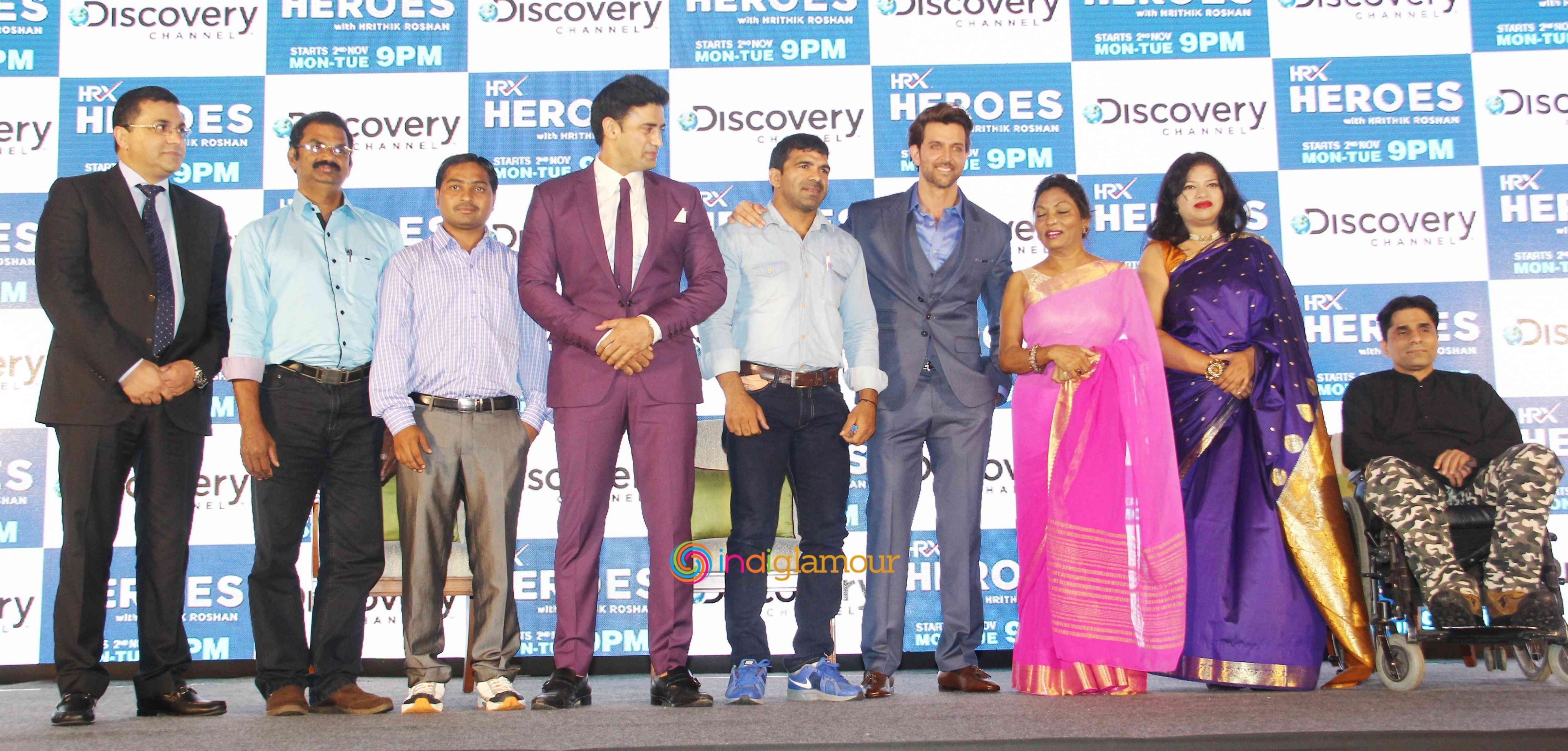 Launch of Discovery Channel New Show HRX HEROES Event hd photo