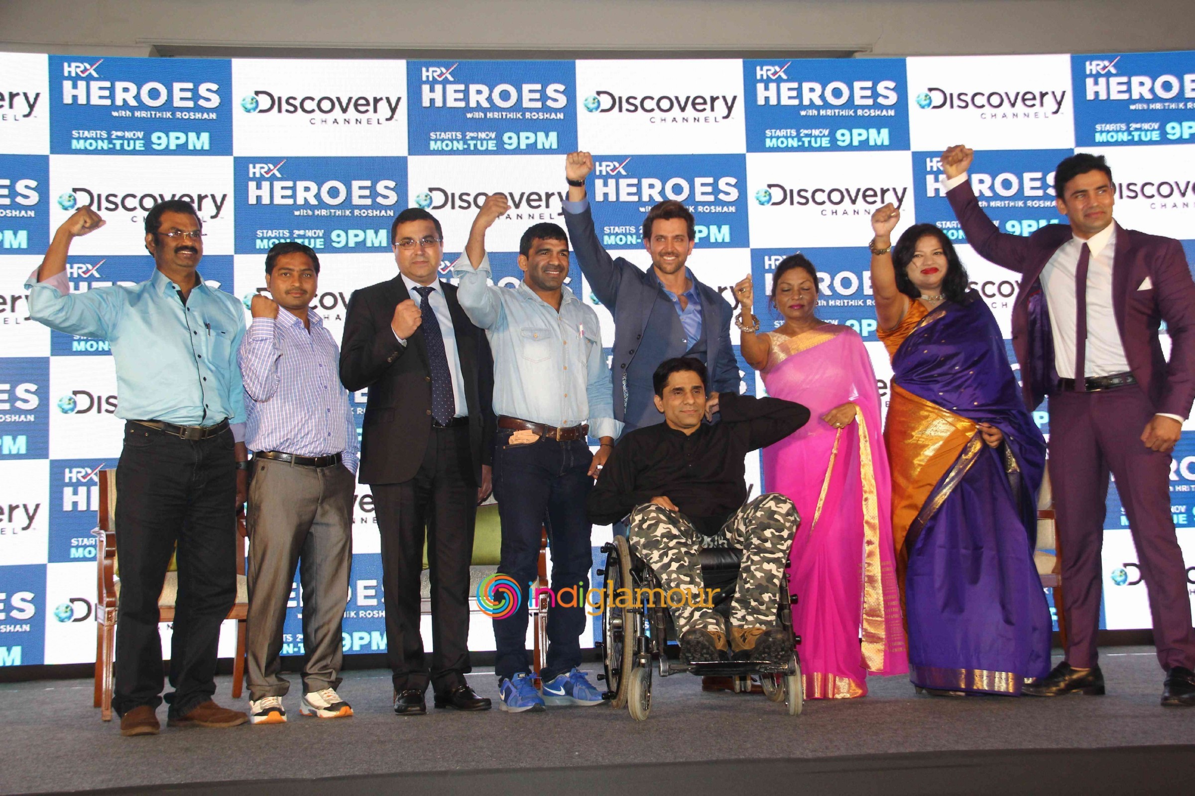 Launch of Discovery Channel New Show HRX HEROES Event hd photo