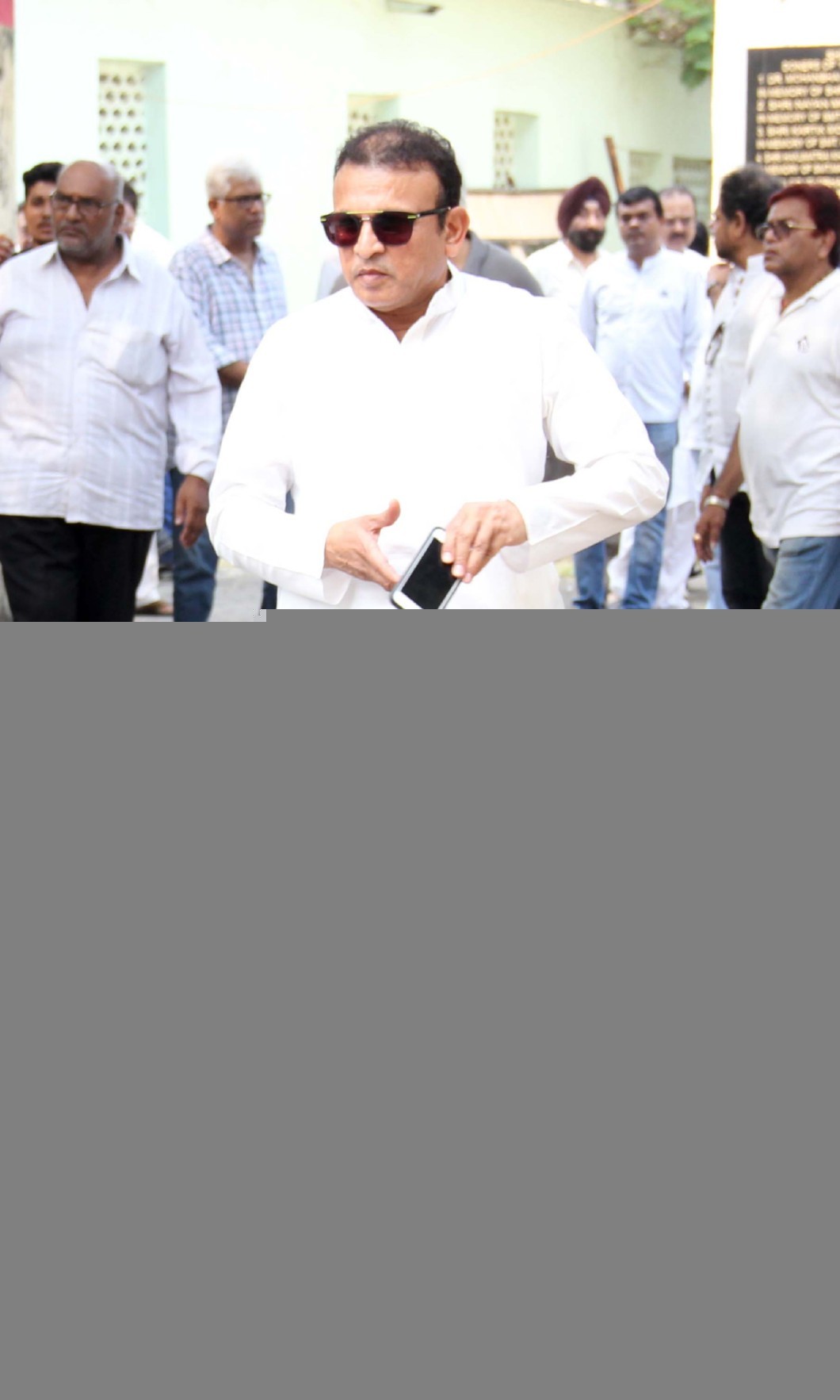 Funeral of Abhay Deol's Father Ajit Singh Deol Event hd photo