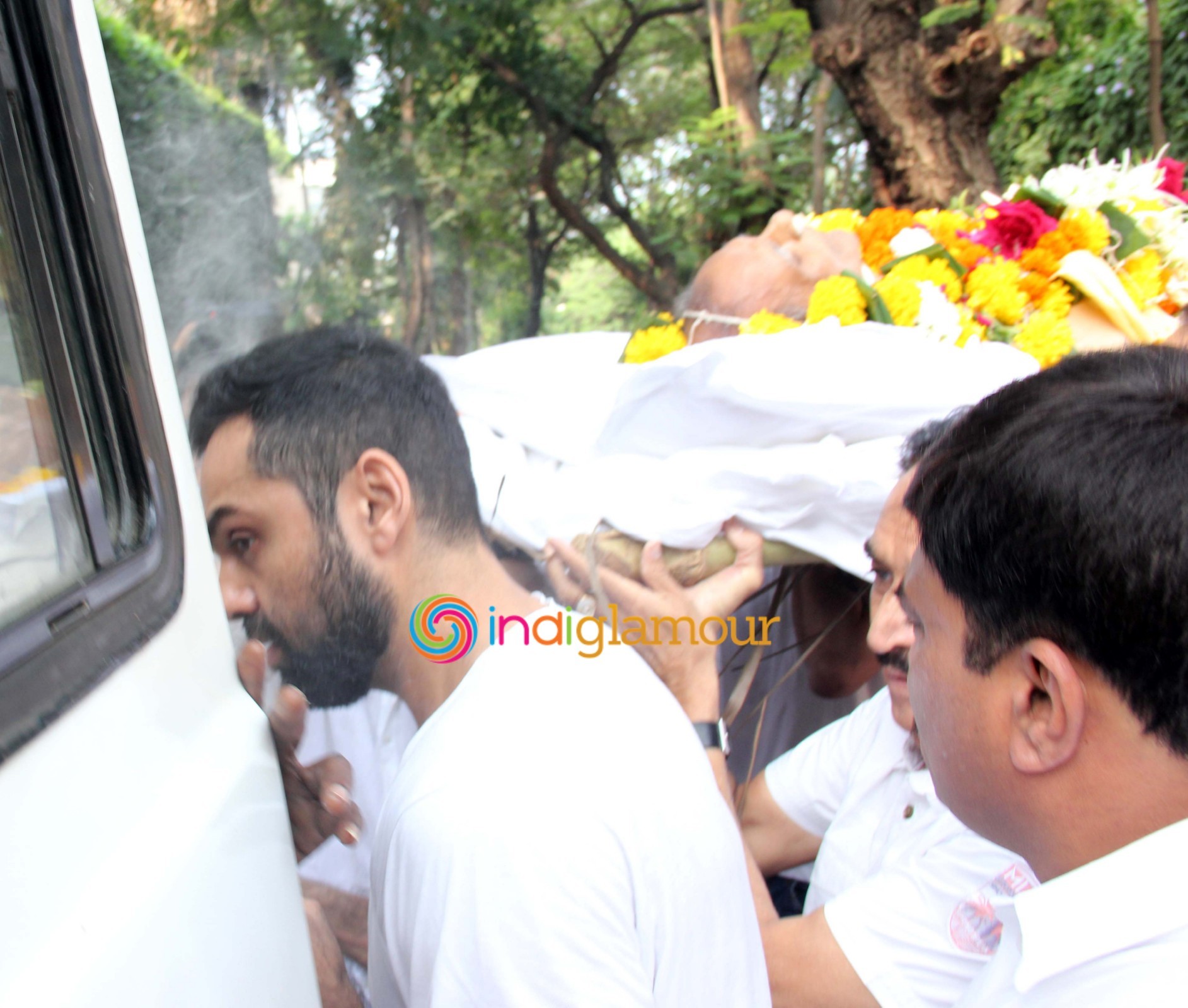 Funeral of Abhay Deol's Father Ajit Singh Deol Event hd photo