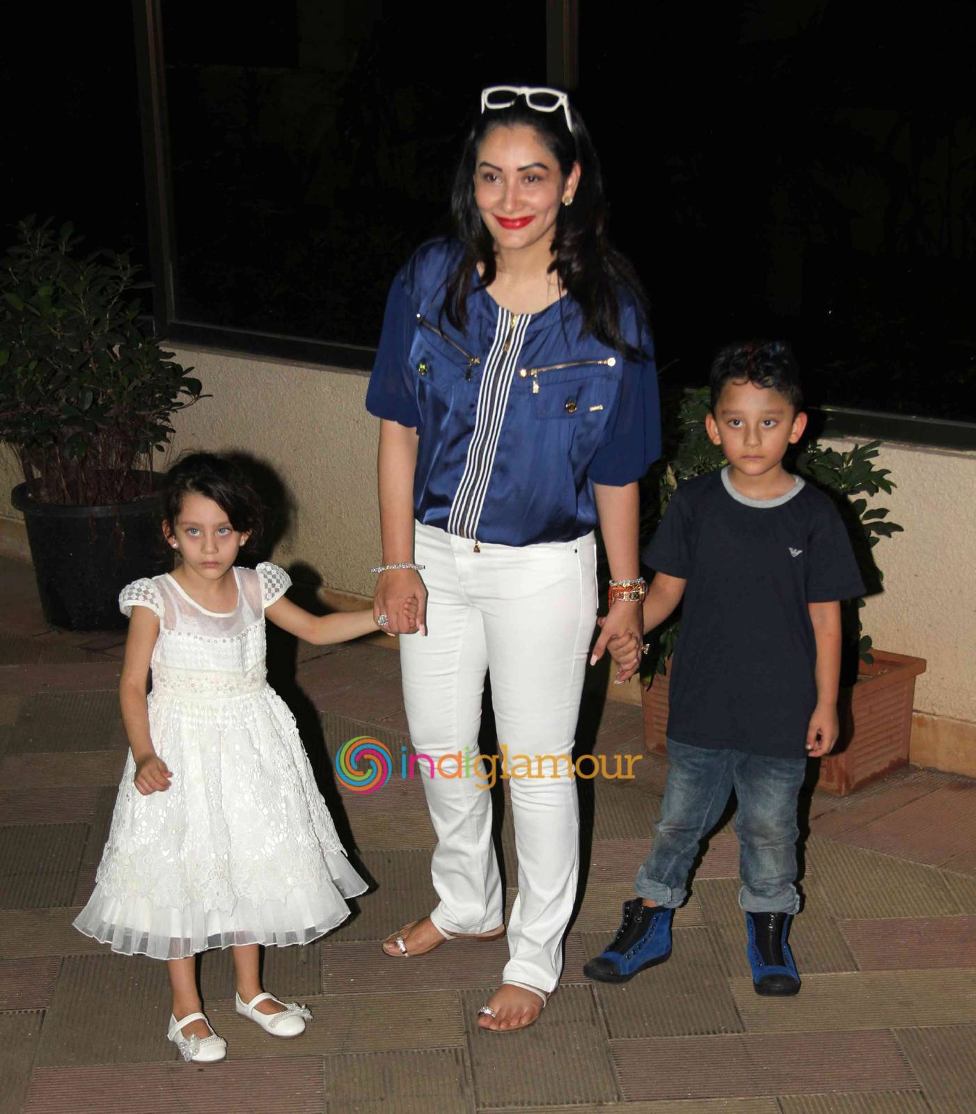 Manyata Dutt Celebrates Birthday of Shahraan Dutt and Iqra Dutt Event hd photo