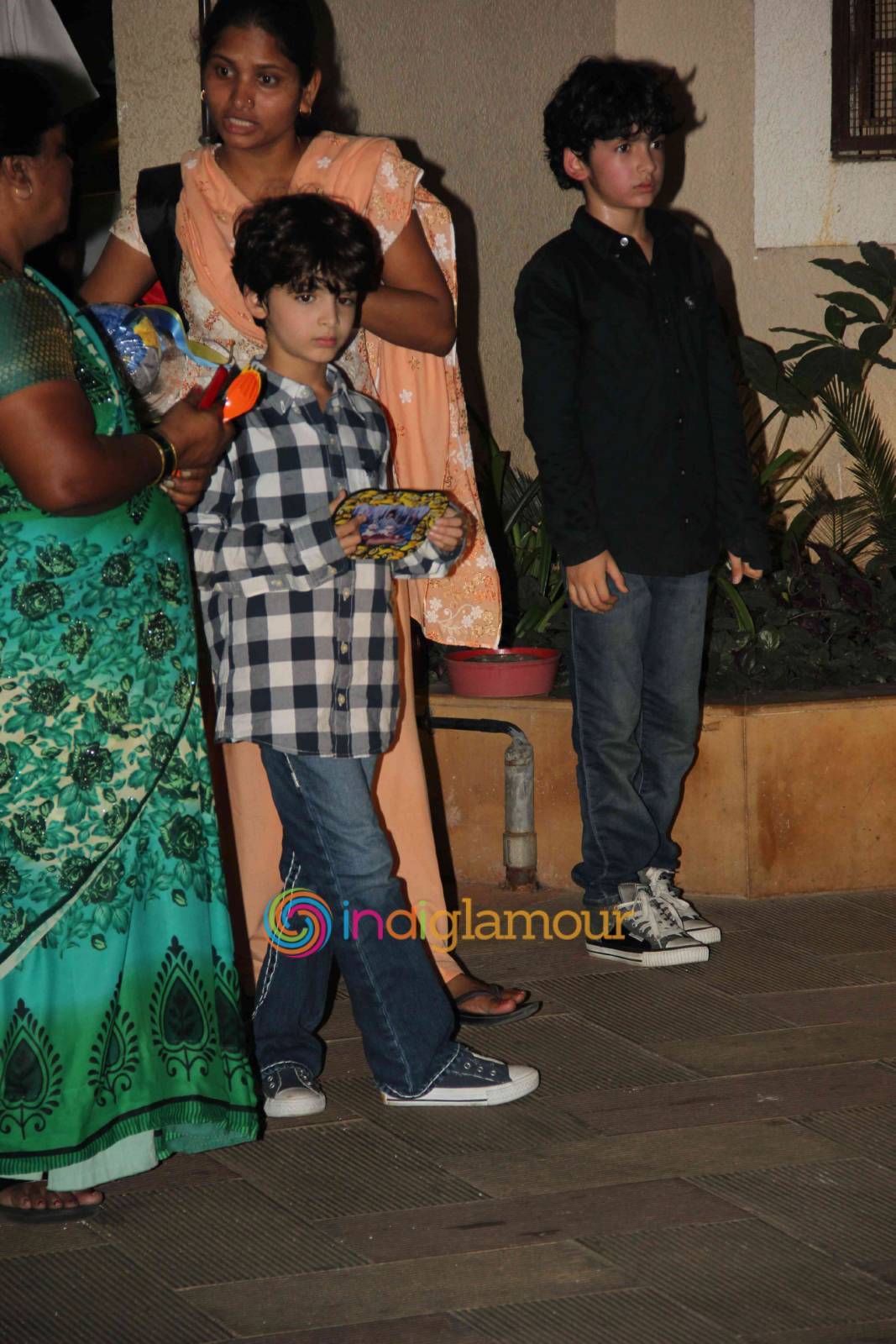Manyata Dutt Celebrates Birthday of Shahraan Dutt and Iqra Dutt Event hd photo