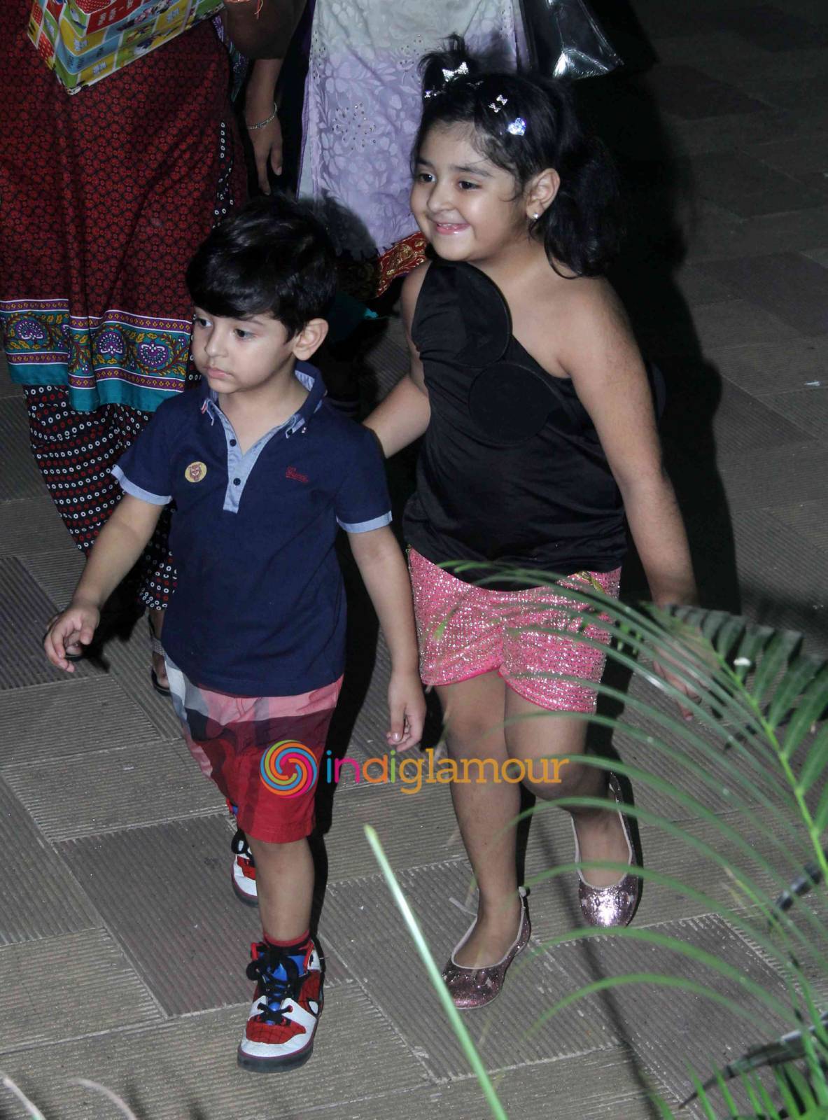 Manyata Dutt Celebrates Birthday of Shahraan Dutt and Iqra Dutt Event hd photo