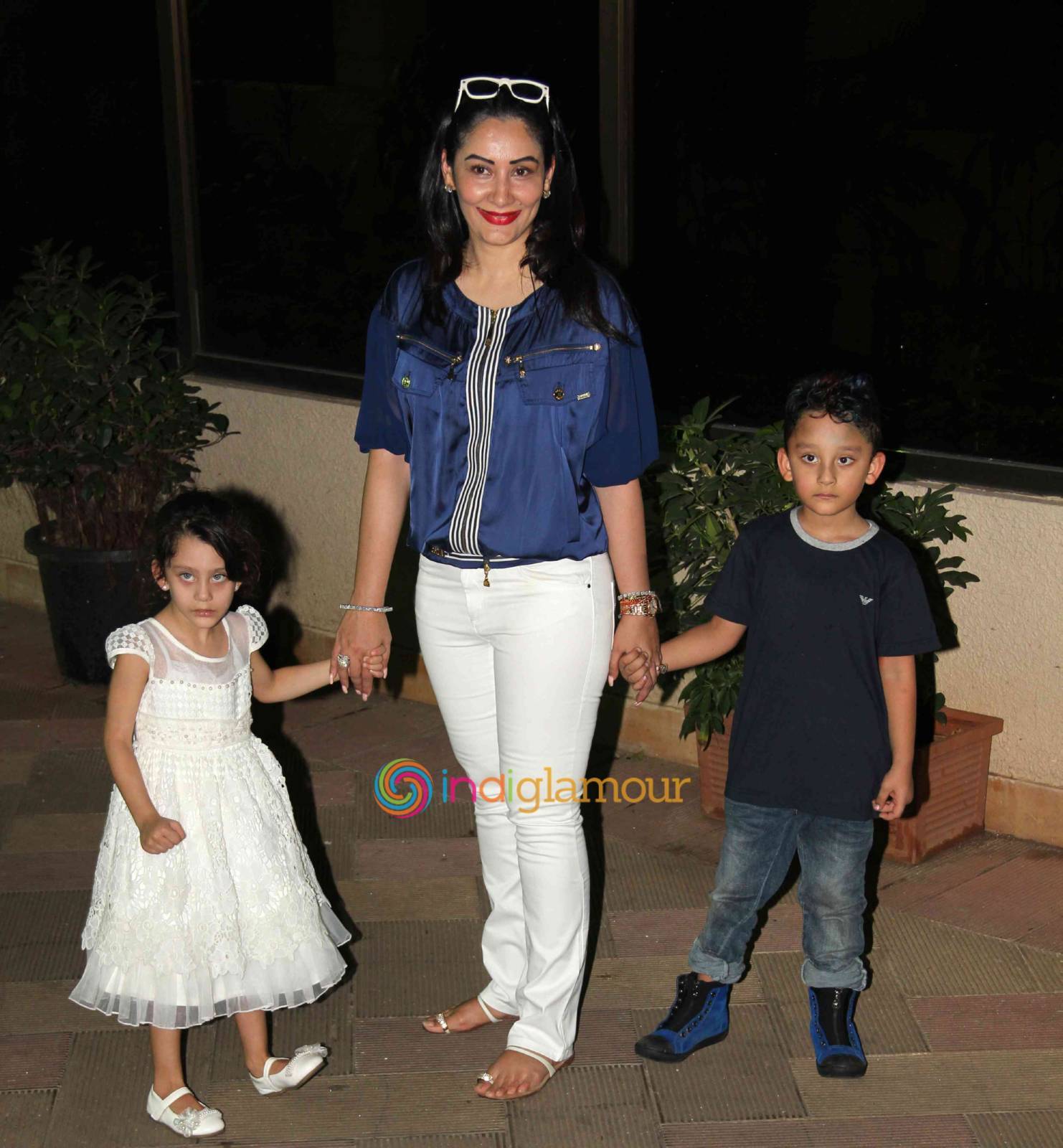Manyata Dutt Celebrates Birthday of Shahraan Dutt and Iqra Dutt Event hd photo
