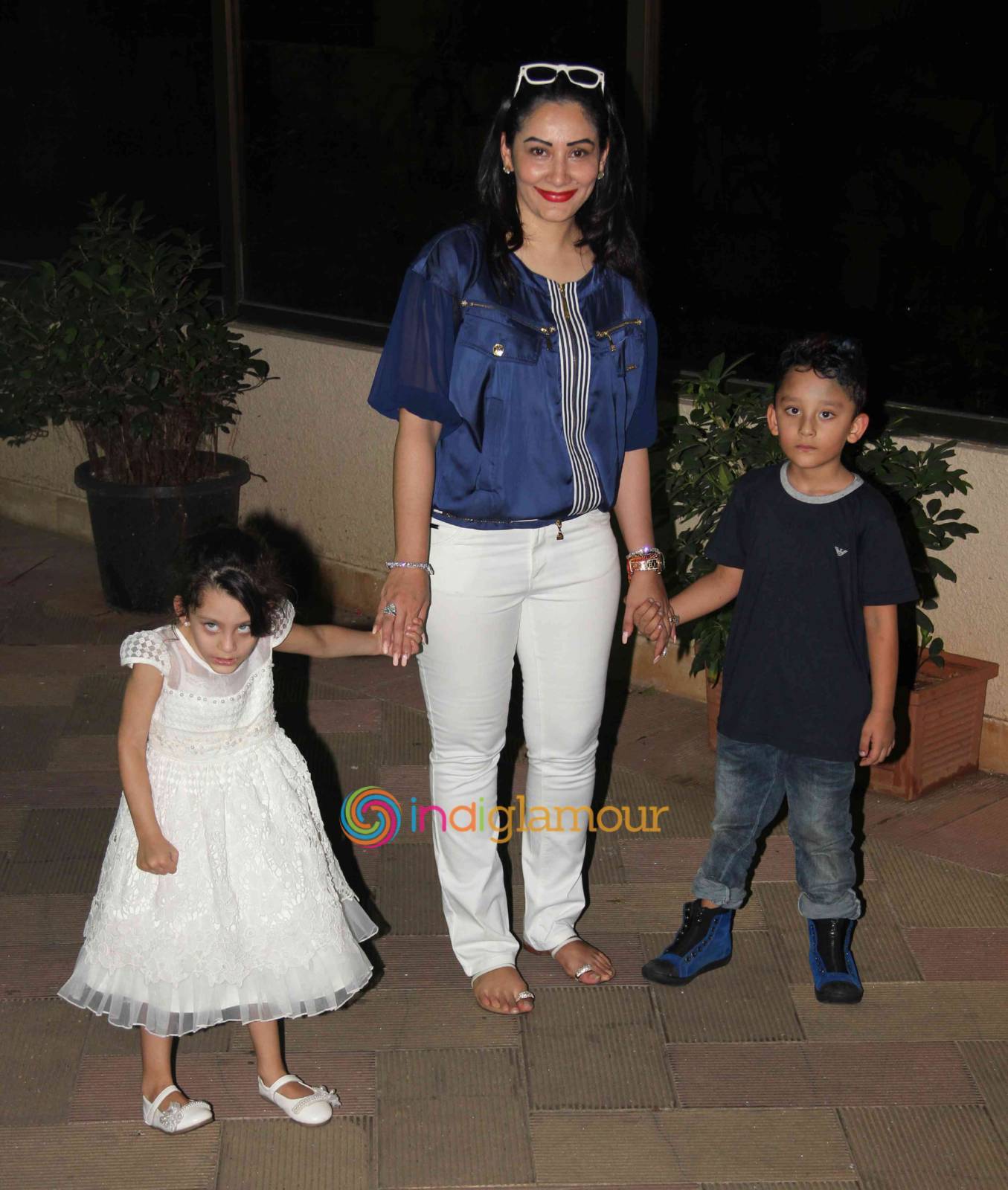 Manyata Dutt Celebrates Birthday of Shahraan Dutt and Iqra Dutt Event hd photo