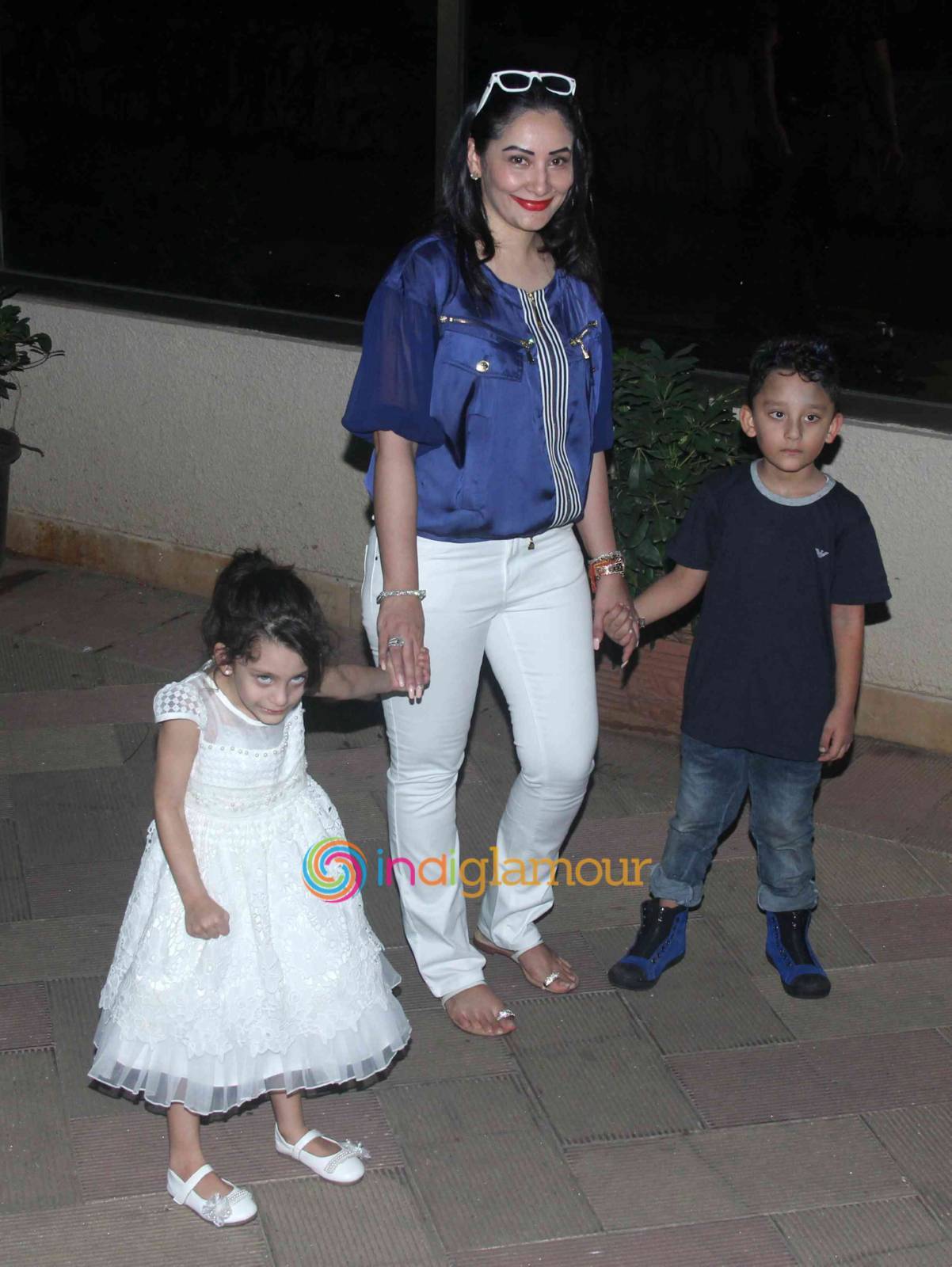 Manyata Dutt Celebrates Birthday of Shahraan Dutt and Iqra Dutt Event hd photo
