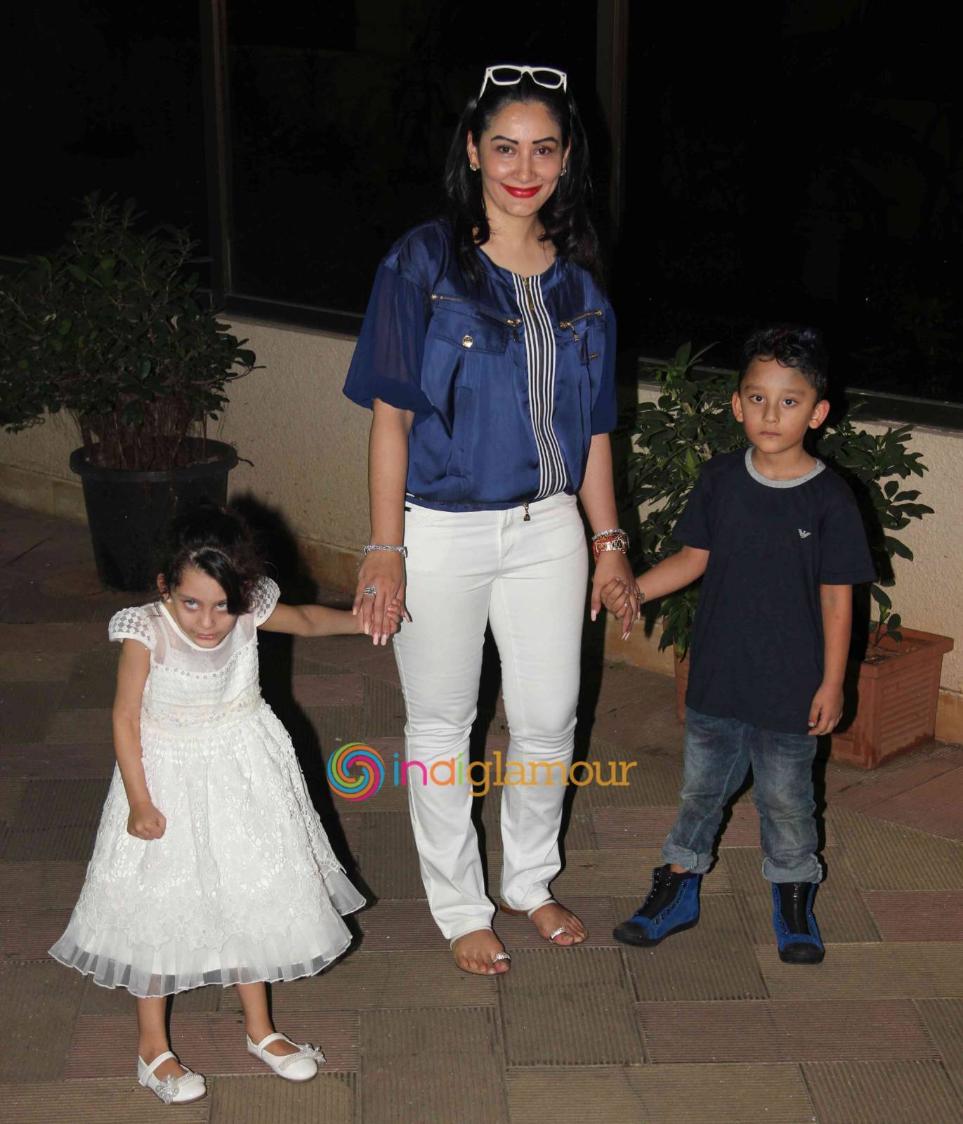 Manyata Dutt Celebrates Birthday of Shahraan Dutt and Iqra Dutt Event hd photo