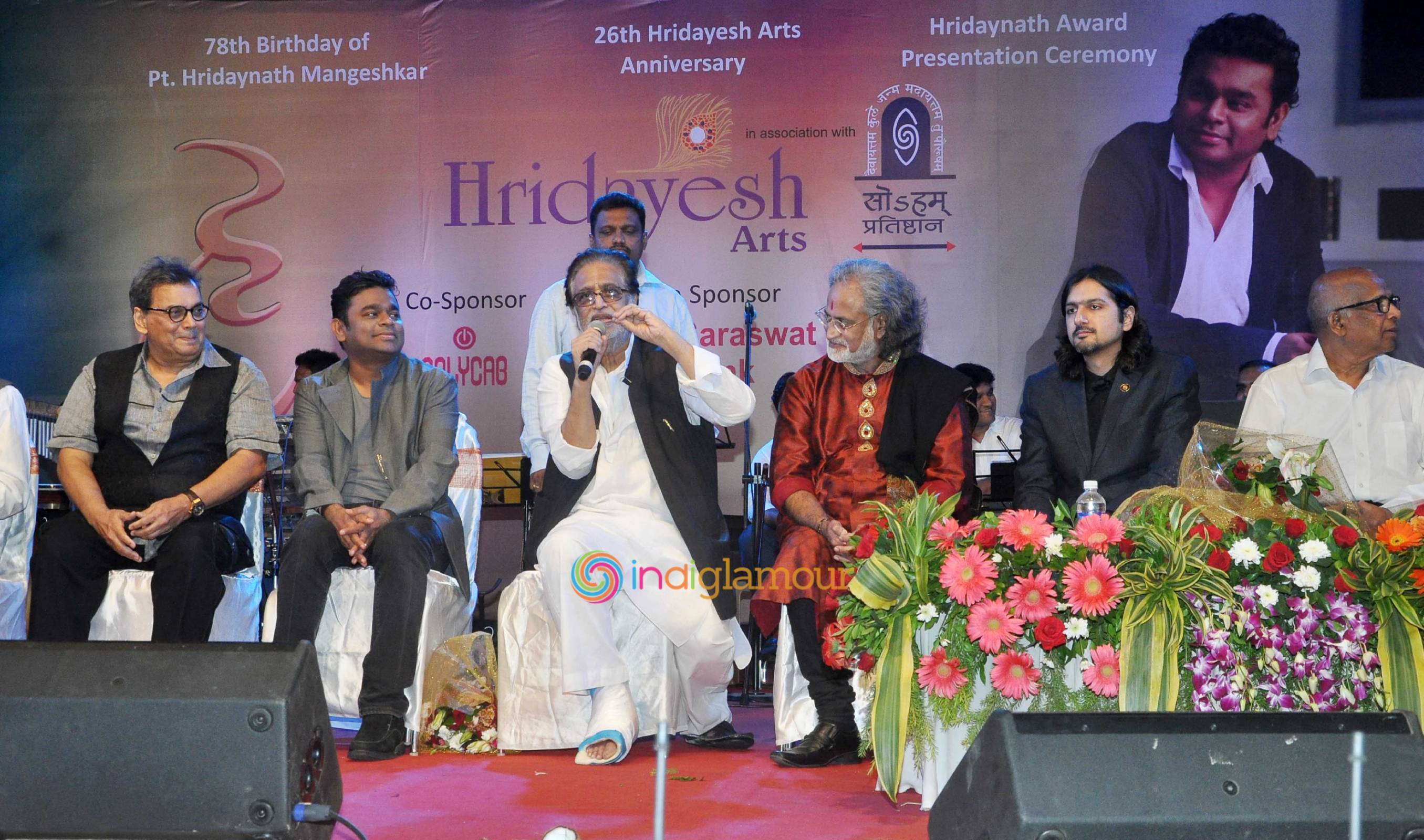 A R Rahman to Receive Hridaynath Mangeshkar Award Event hd photo