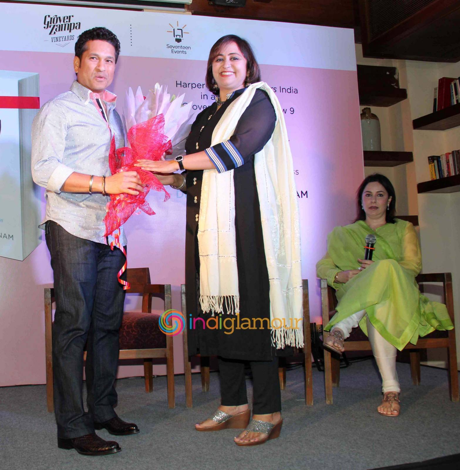 Sachin Tendulkar Launches Dr Aparna Santhanam Book Jelly Belly Event hd photo