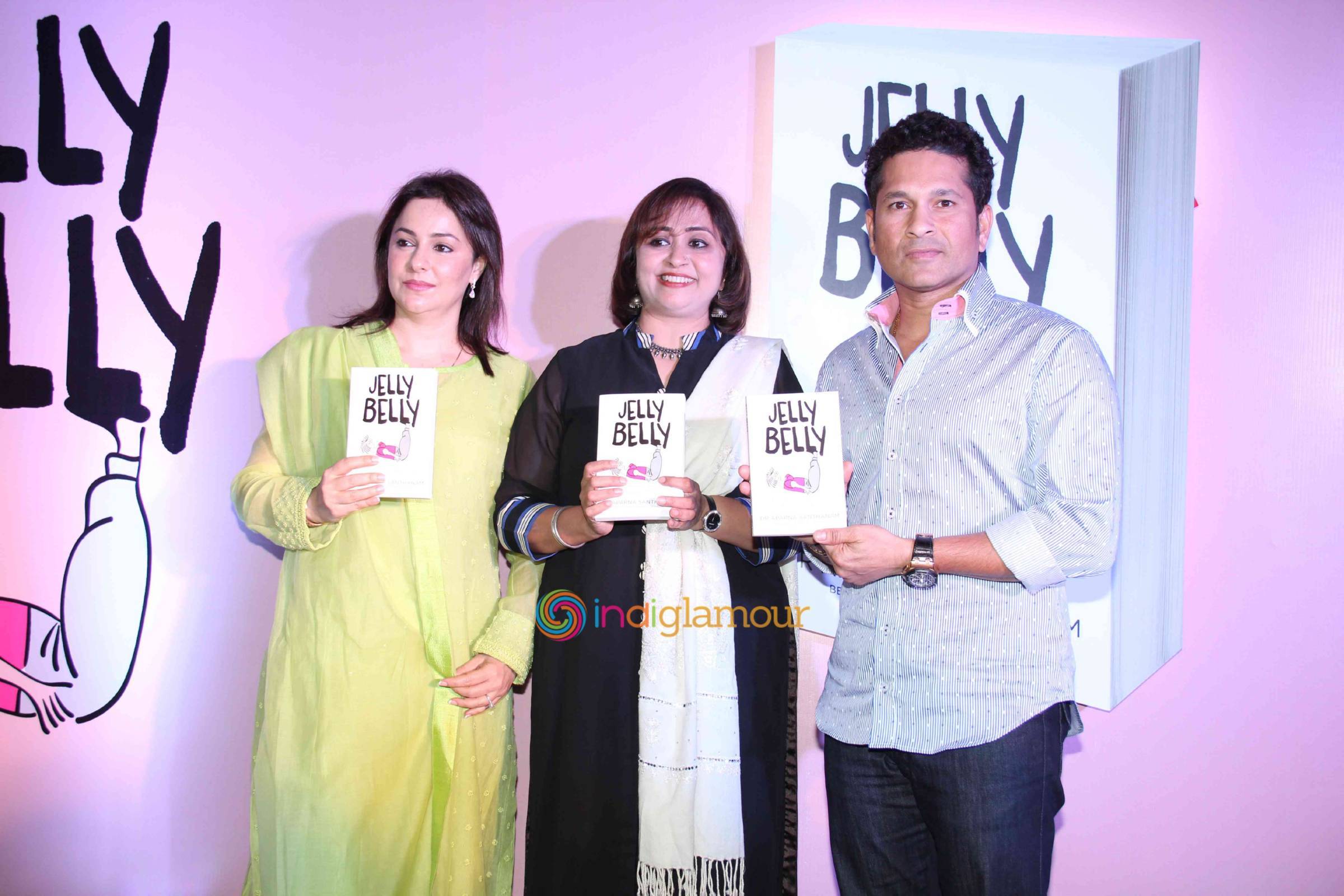 Sachin Tendulkar Launches Dr Aparna Santhanam Book Jelly Belly Event hd photo