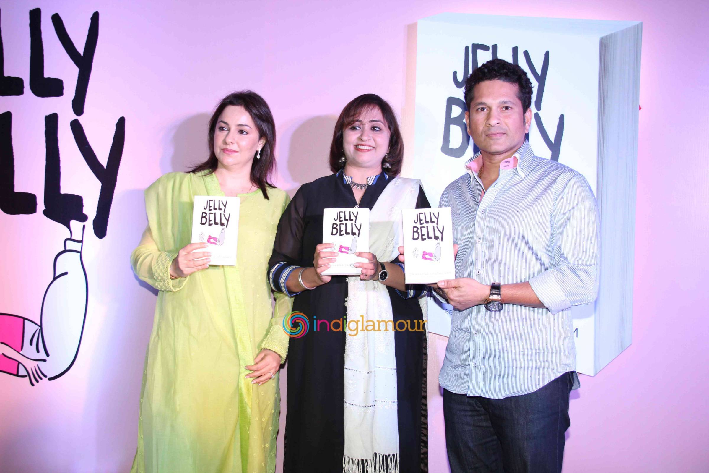 Sachin Tendulkar Launches Dr Aparna Santhanam Book Jelly Belly Event hd photo