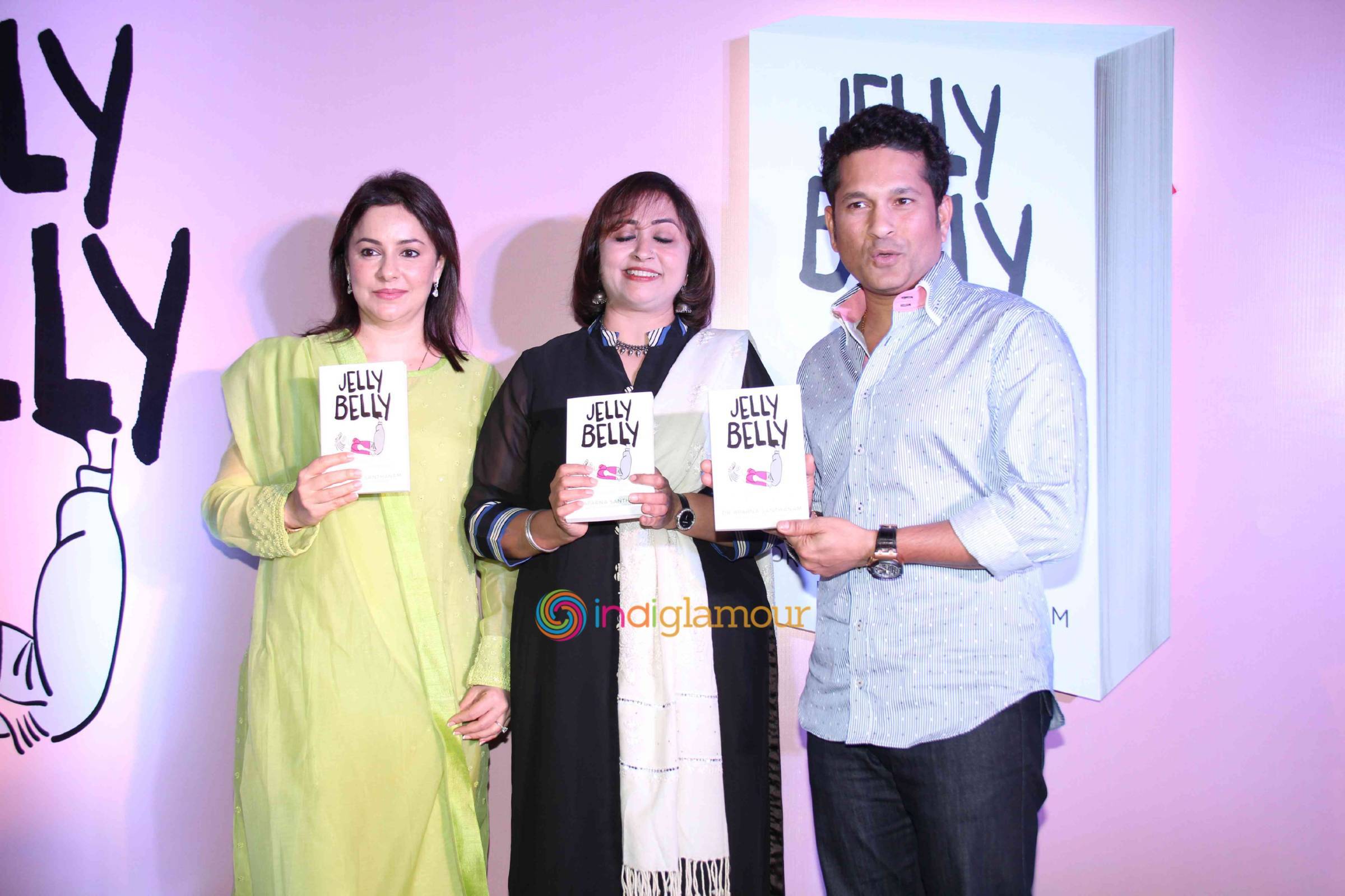 Sachin Tendulkar Launches Dr Aparna Santhanam Book Jelly Belly Event hd photo