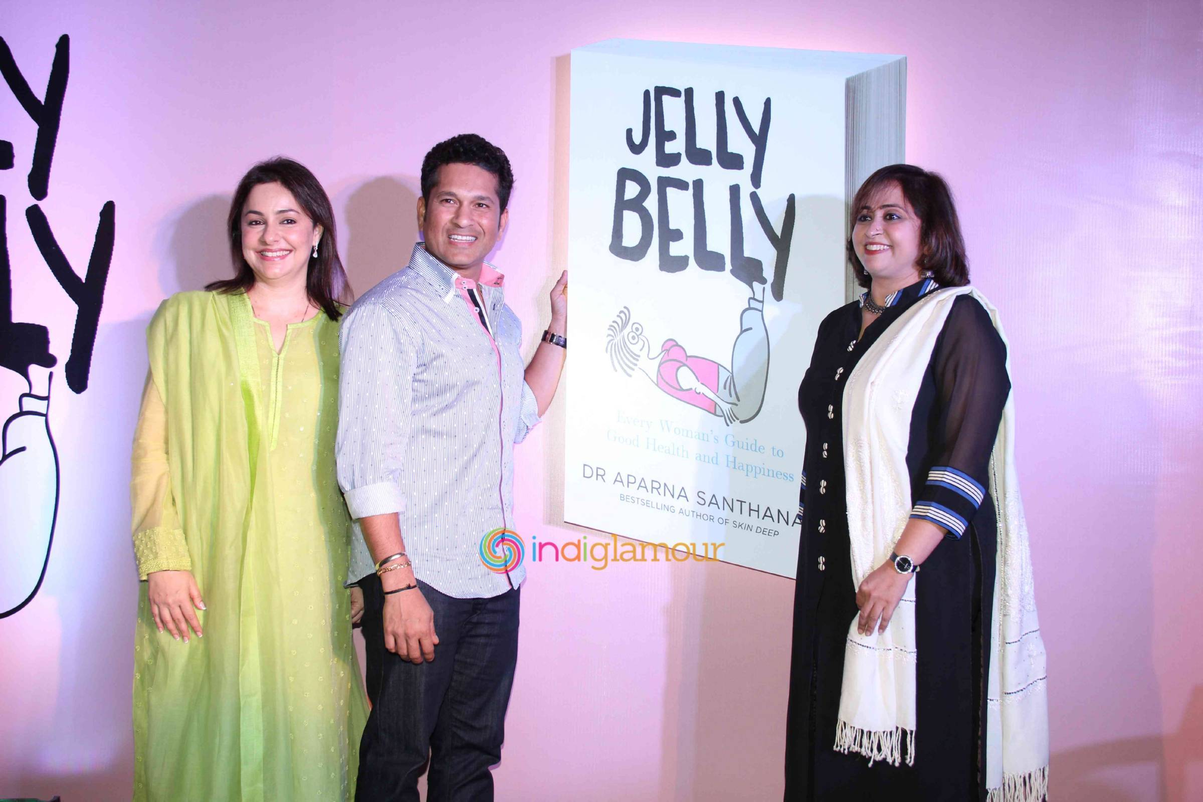 Sachin Tendulkar Launches Dr Aparna Santhanam Book Jelly Belly Event hd photo