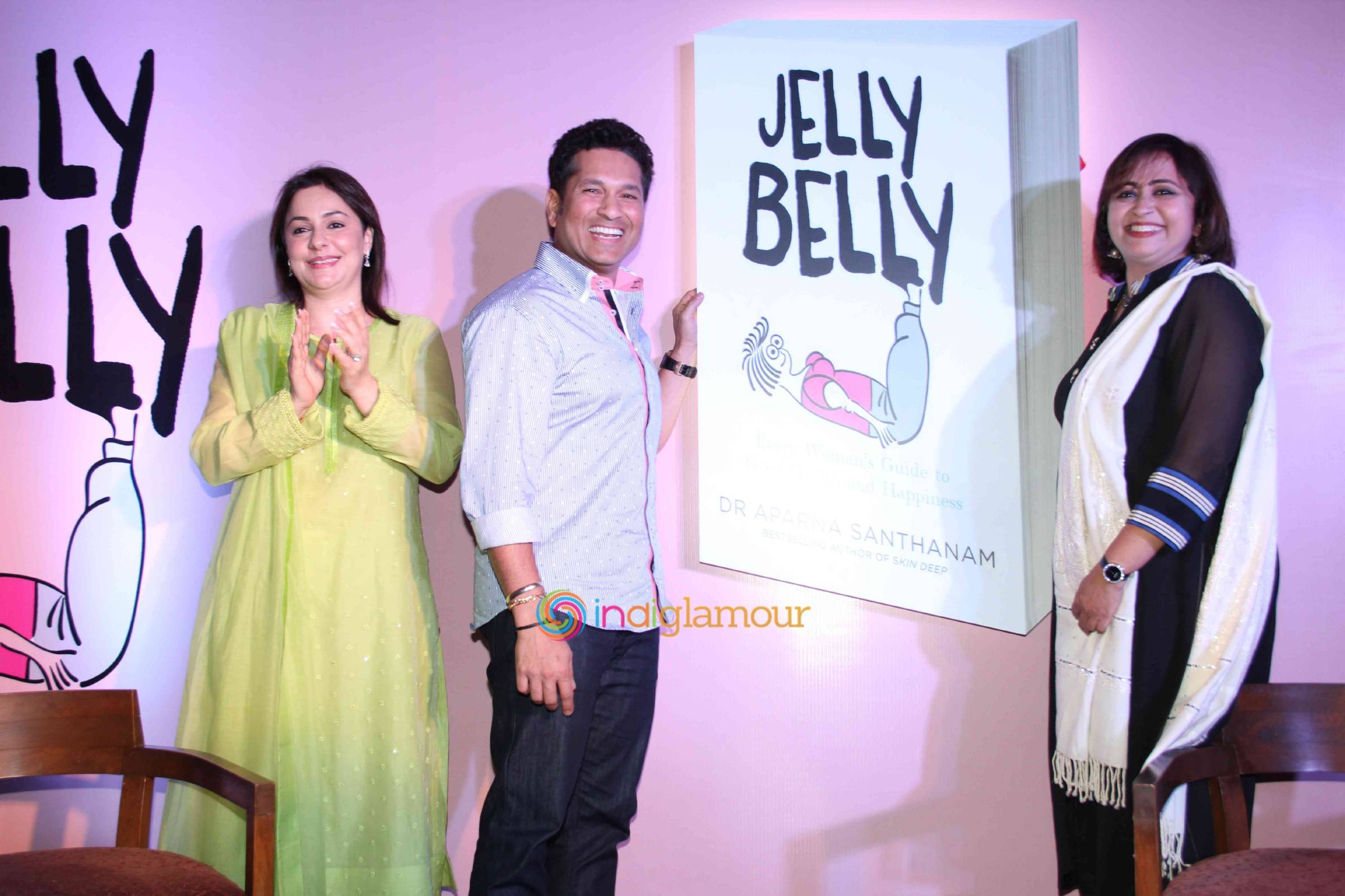 Sachin Tendulkar Launches Dr Aparna Santhanam Book Jelly Belly Event hd photo