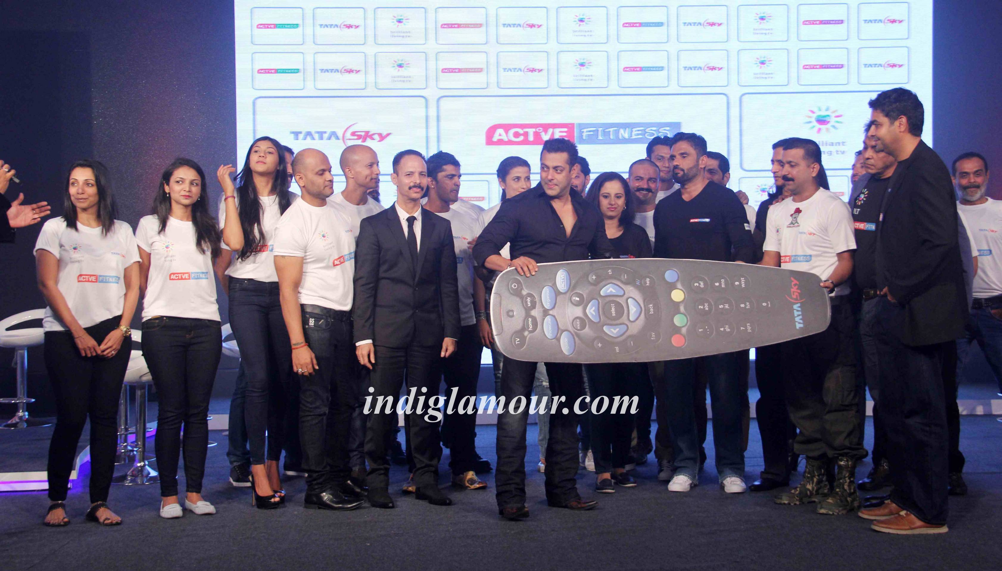 Salman Khan at Launch of Tata Sky's Active Fitness Event hd photo