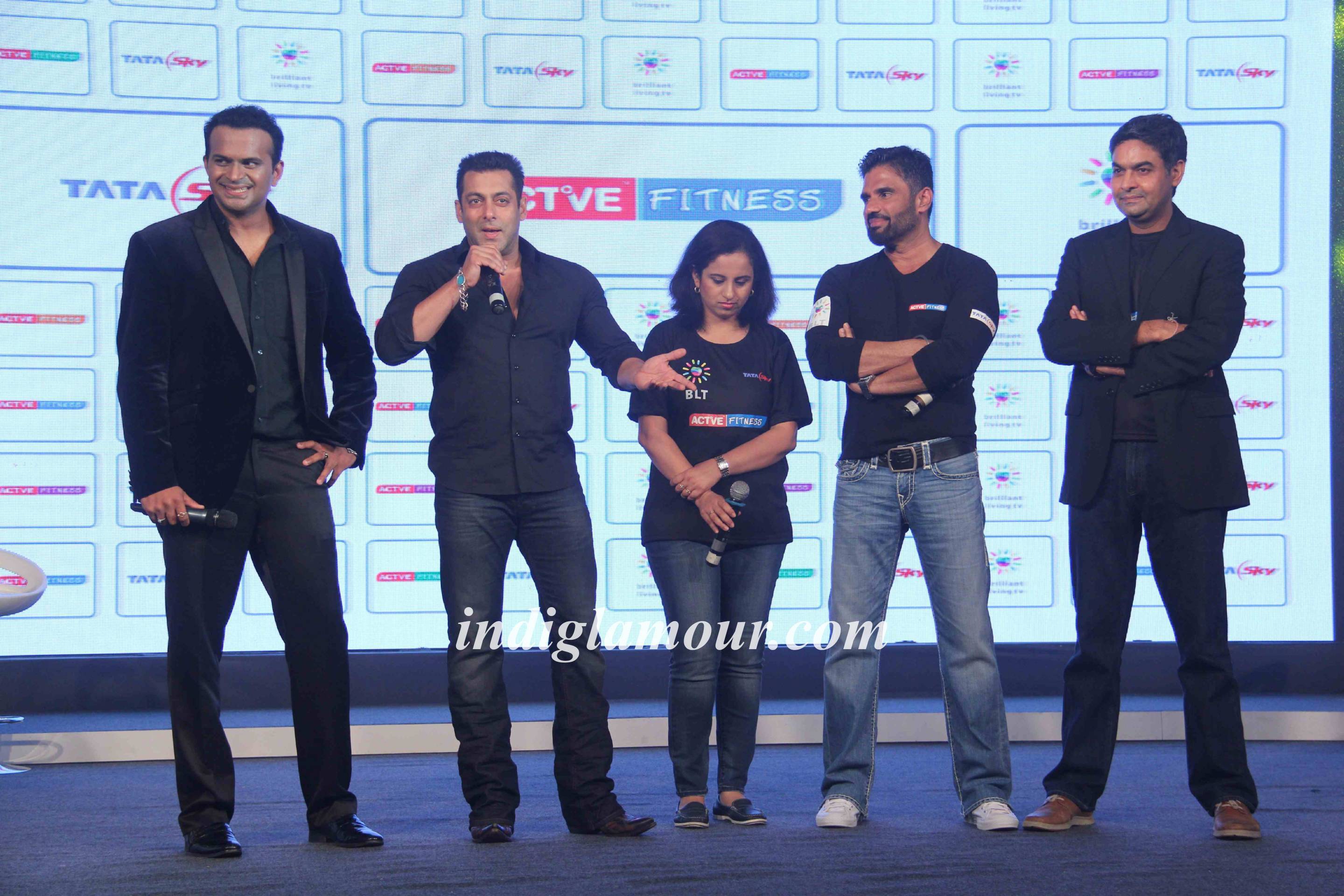 Salman Khan at Launch of Tata Sky's Active Fitness Event hd photo