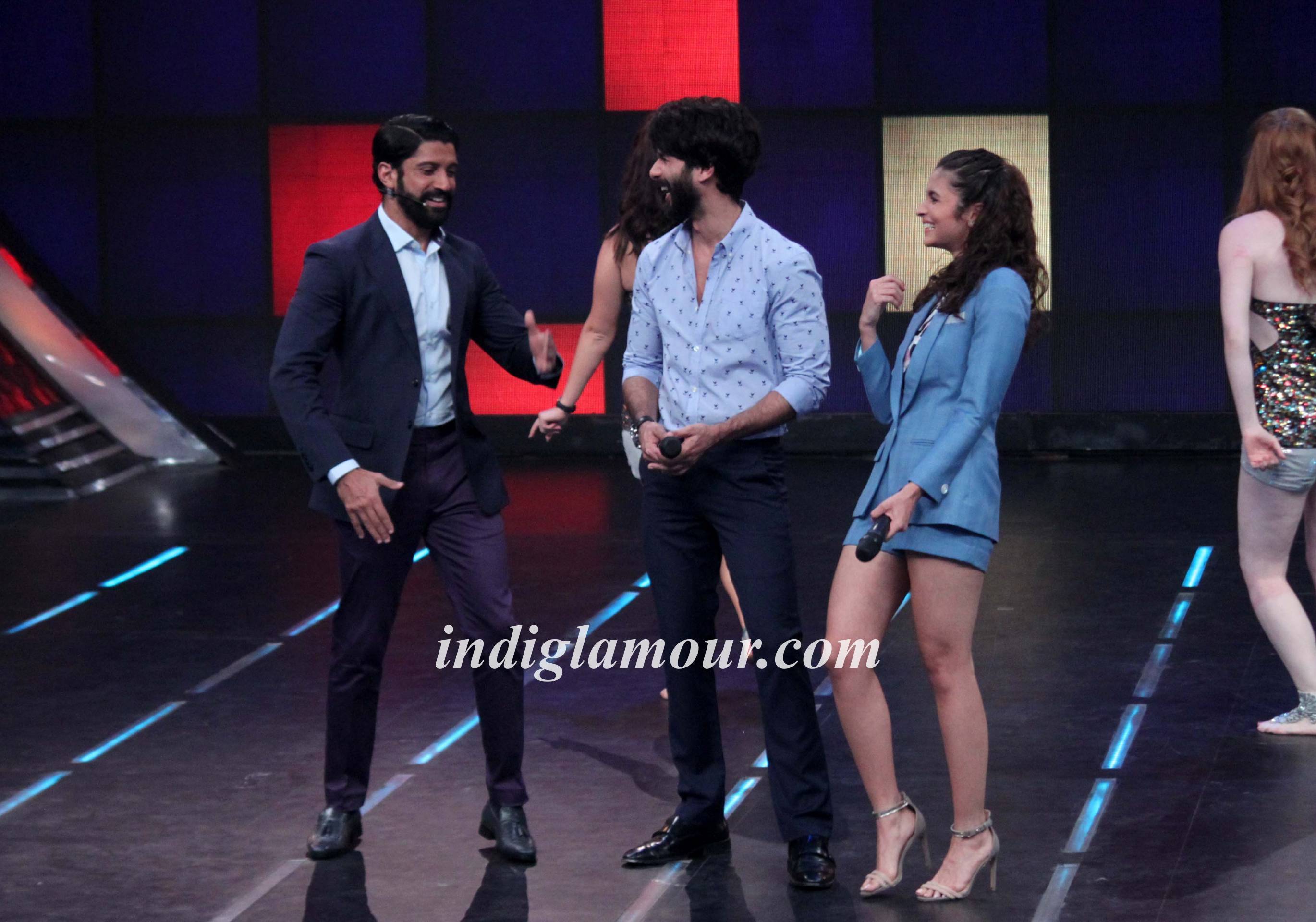 Shaandaar Movie Promotion On the Sets of Zee TV's I Can Do That Event hd photo