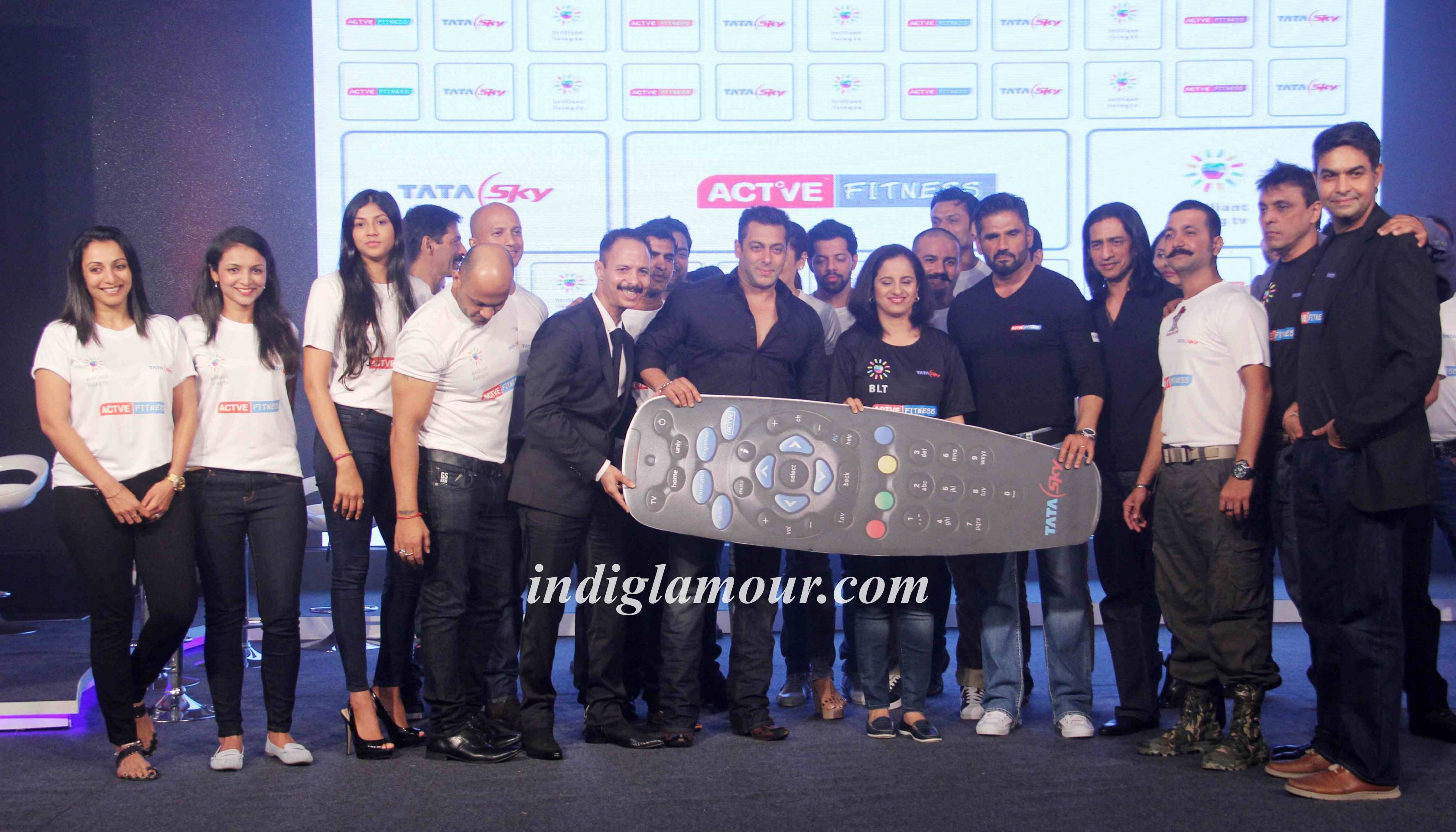 Salman Khan at Launch of Tata Sky's Active Fitness Event hd photo
