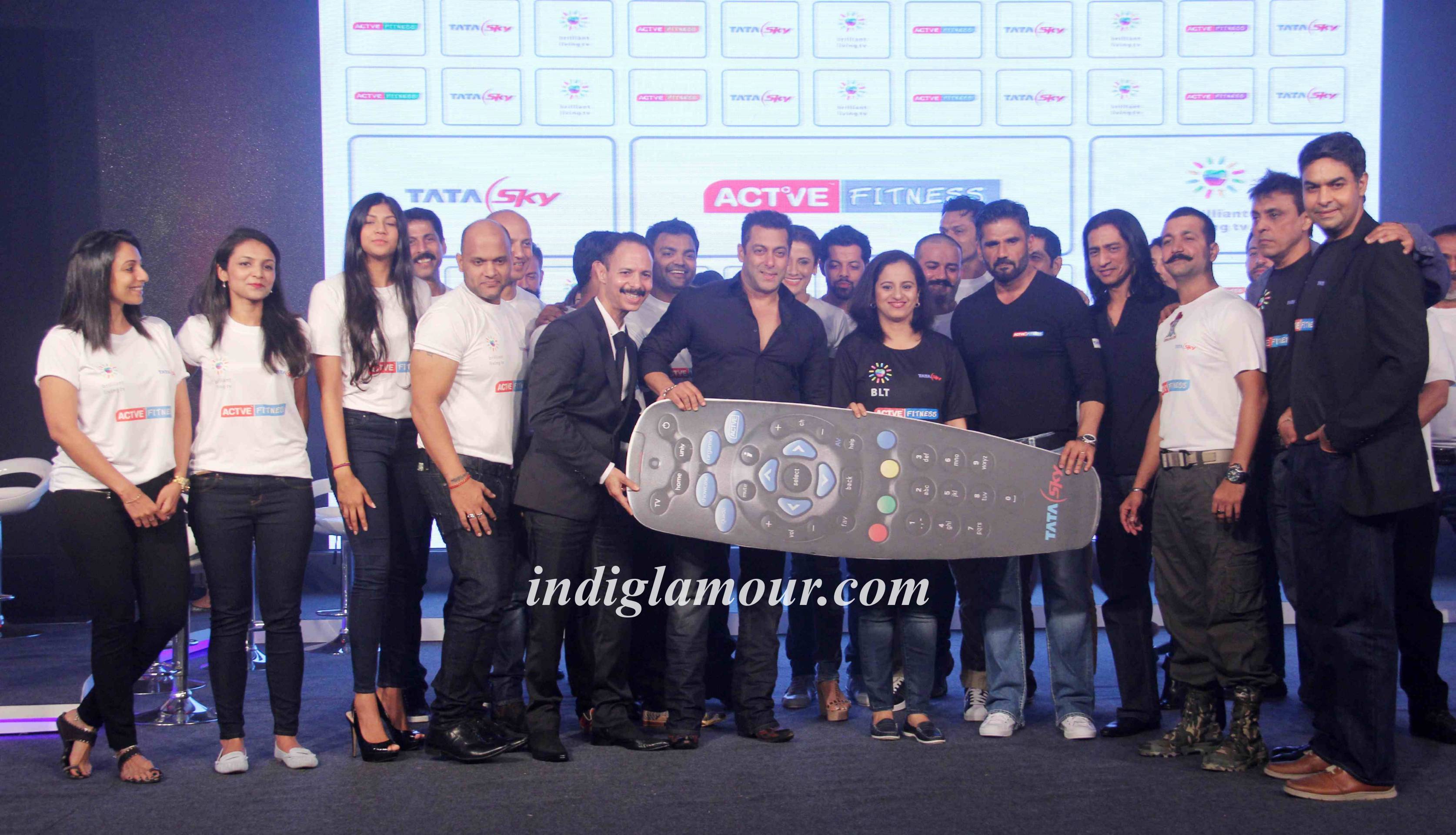 Salman Khan at Launch of Tata Sky's Active Fitness Event hd photo