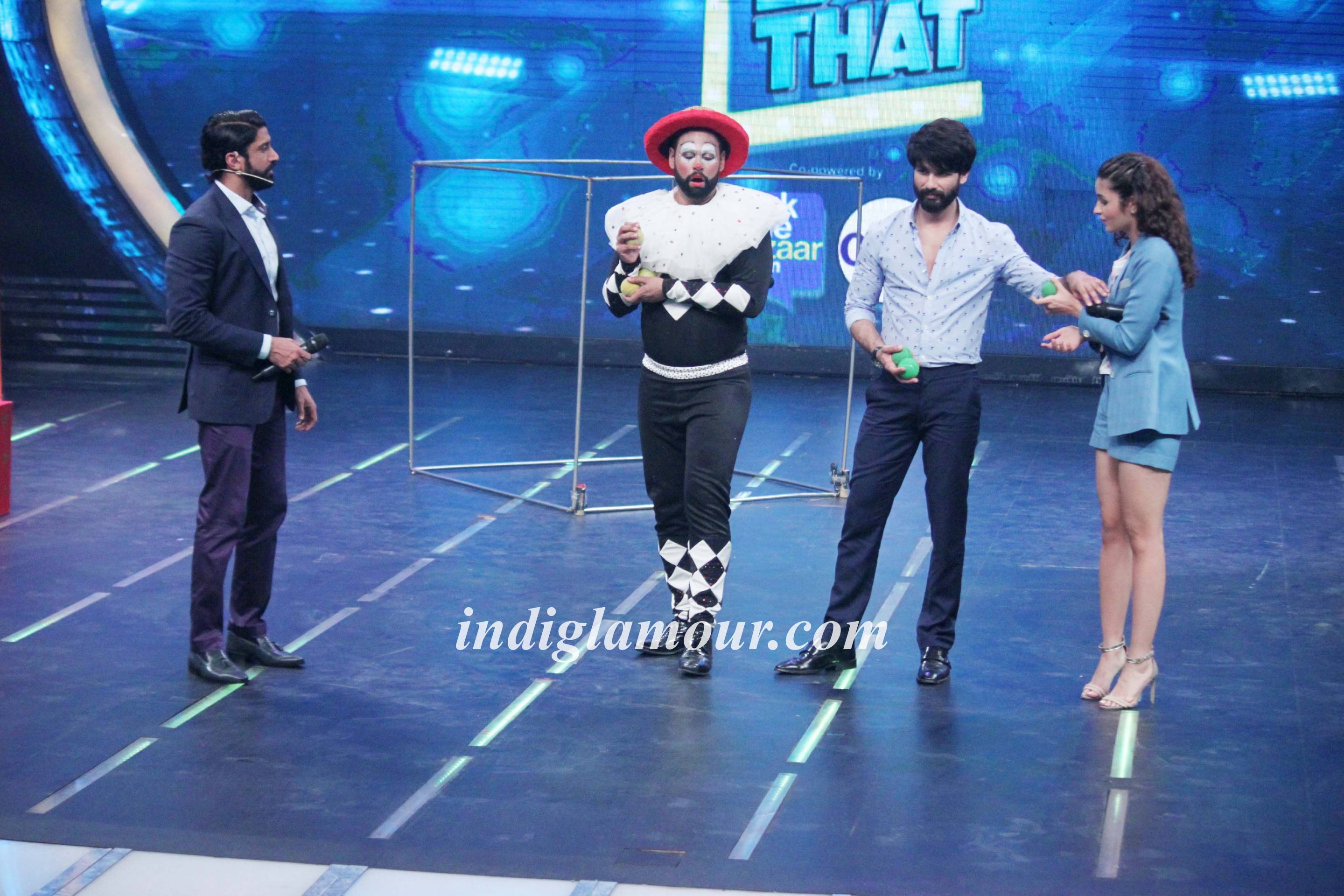 Shaandaar Movie Promotion On the Sets of Zee TV's I Can Do That Event hd photo
