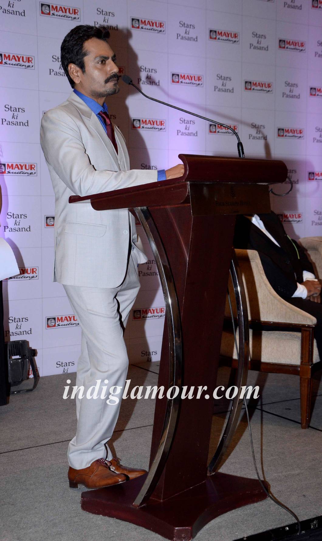 Mayur Suitings Announce Nawazuddin Siddiqui as the New Face Event hd photo