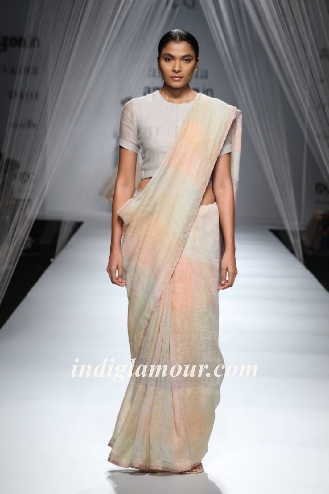 Anavila Misra Show at Amazon India Fashion Week Spring Summer 16 Event hd photo
