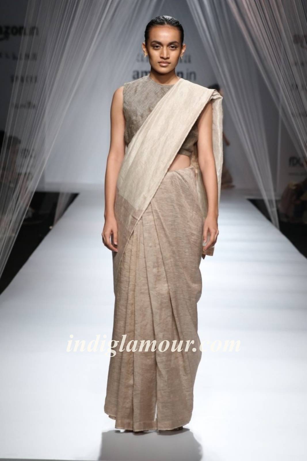 Anavila Misra Show at Amazon India Fashion Week Spring Summer 16 Event hd photo