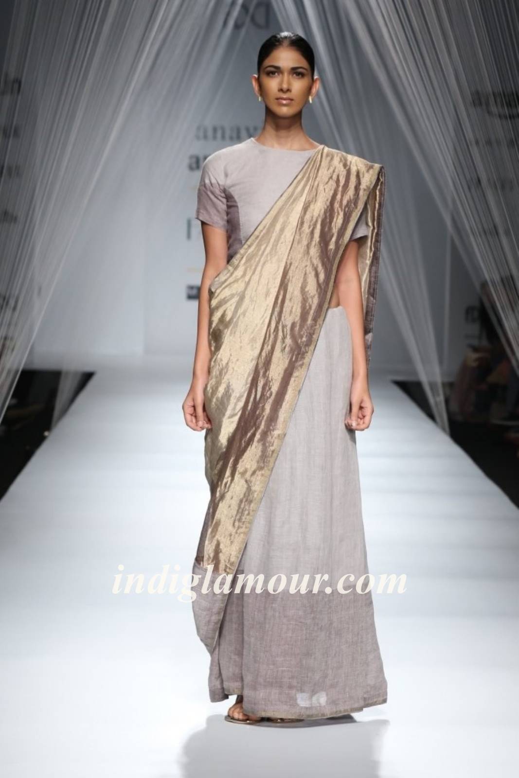 Anavila Misra Show at Amazon India Fashion Week Spring Summer 16 Event hd photo
