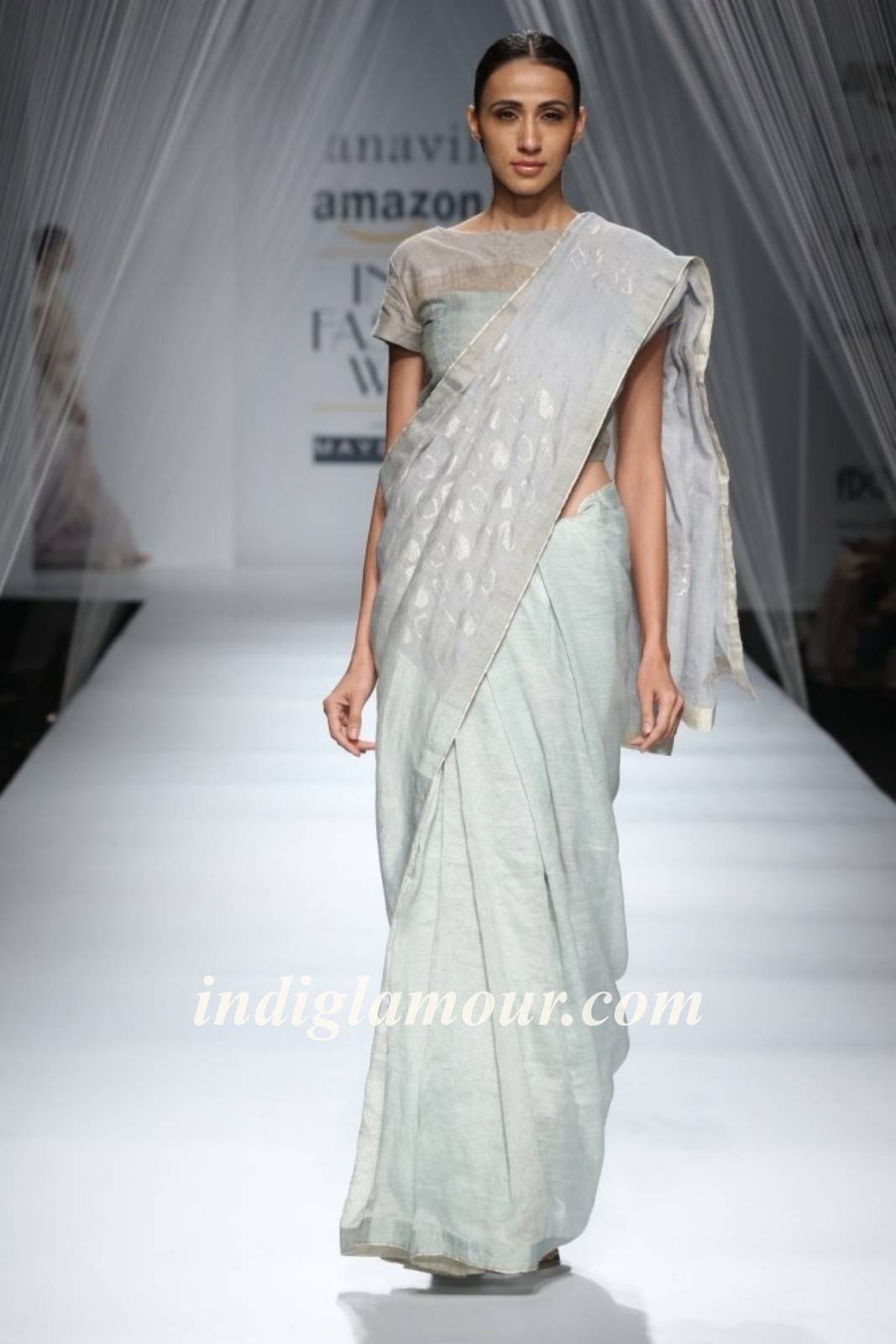 Anavila Misra Show at Amazon India Fashion Week Spring Summer 16 Event hd photo