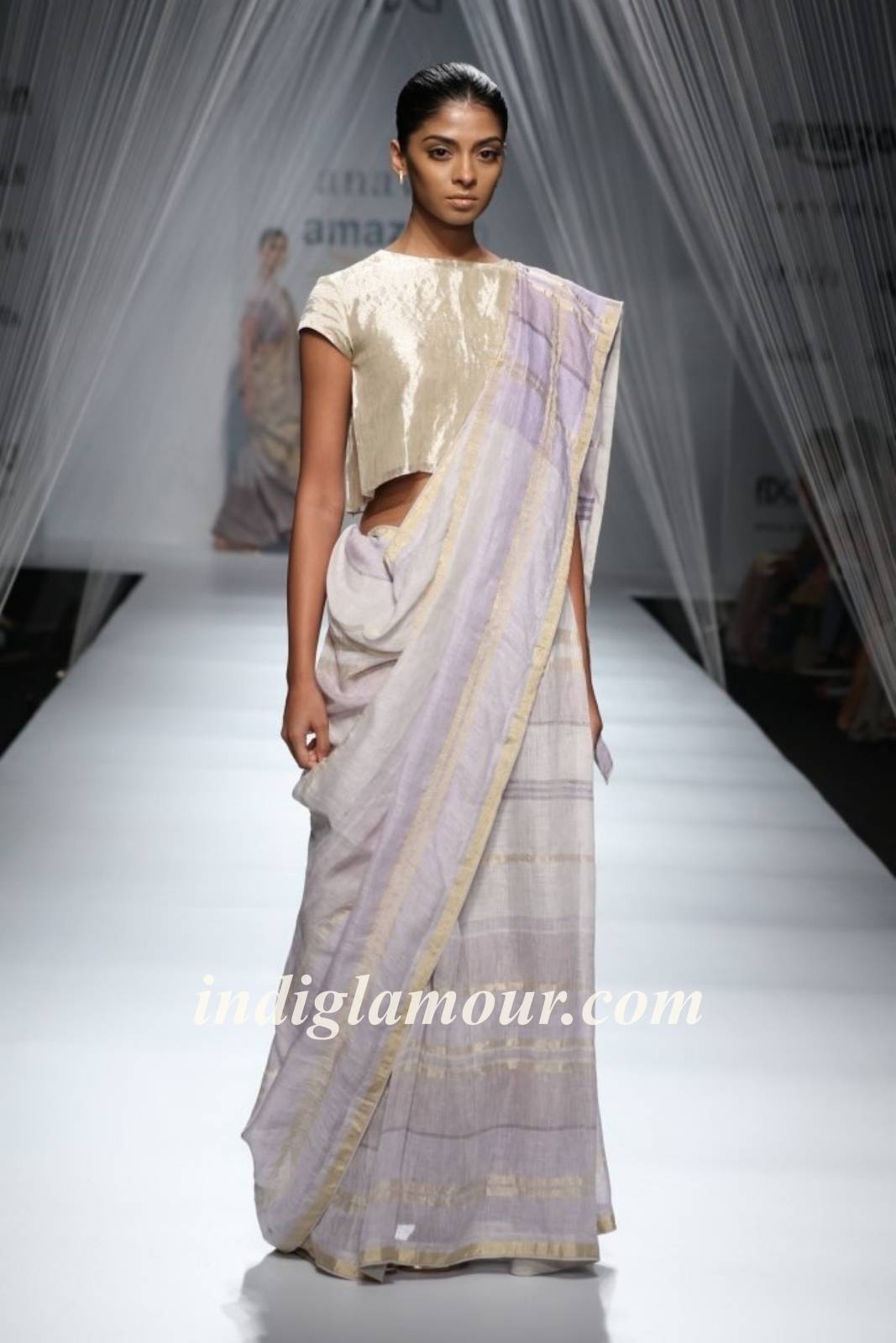 Anavila Misra Show at Amazon India Fashion Week Spring Summer 16 Event hd photo