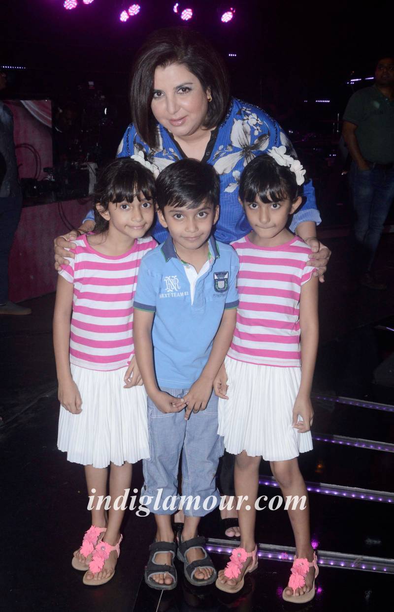 Farah Khan on the Sets of Indian Idol Junior Celebrations Event hd photo