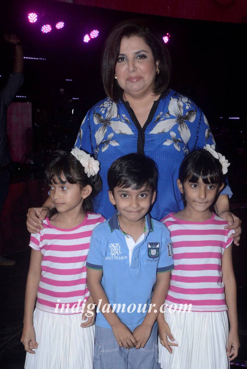 Farah Khan on the Sets of Indian Idol Junior Celebrations Event hd photo