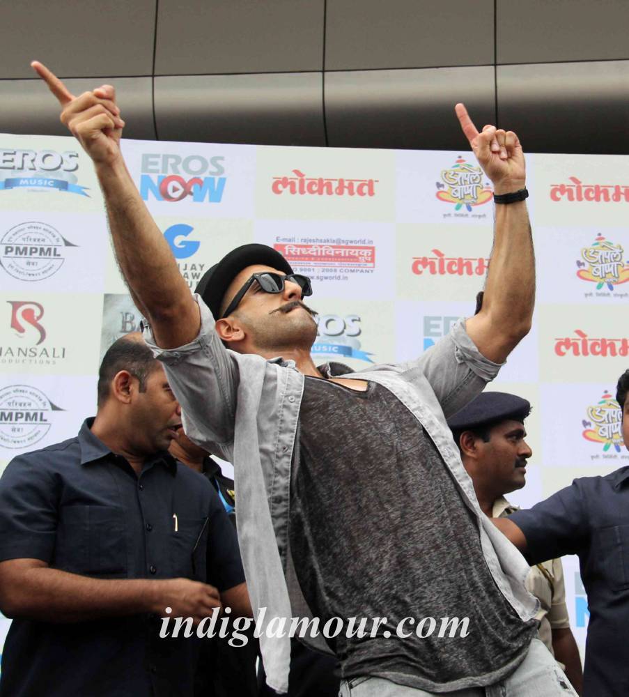 Song Launch of Gajanana from Film Bajirao Mastani Event hd photo