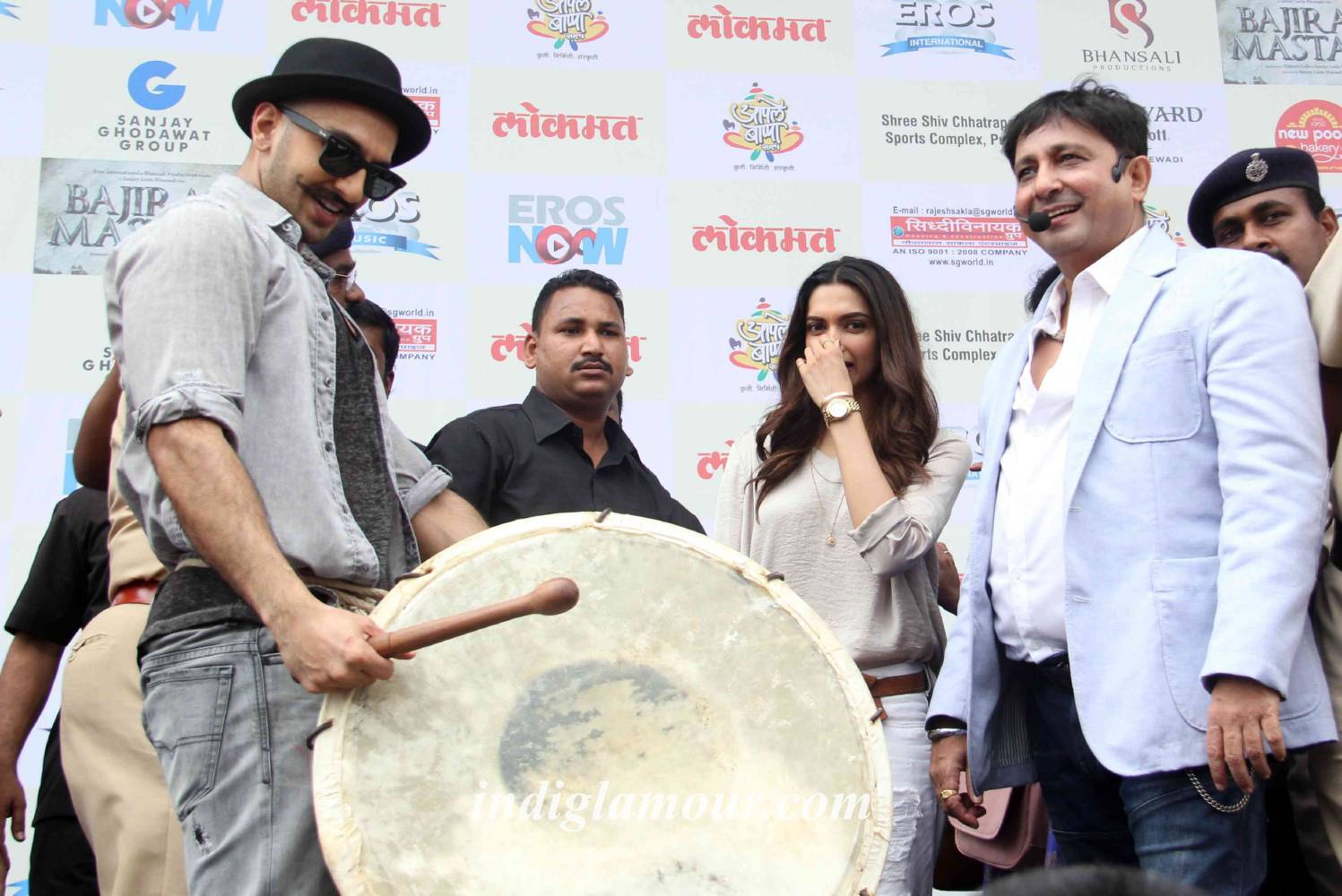 Song Launch of Gajanana from Film Bajirao Mastani Event hd photo