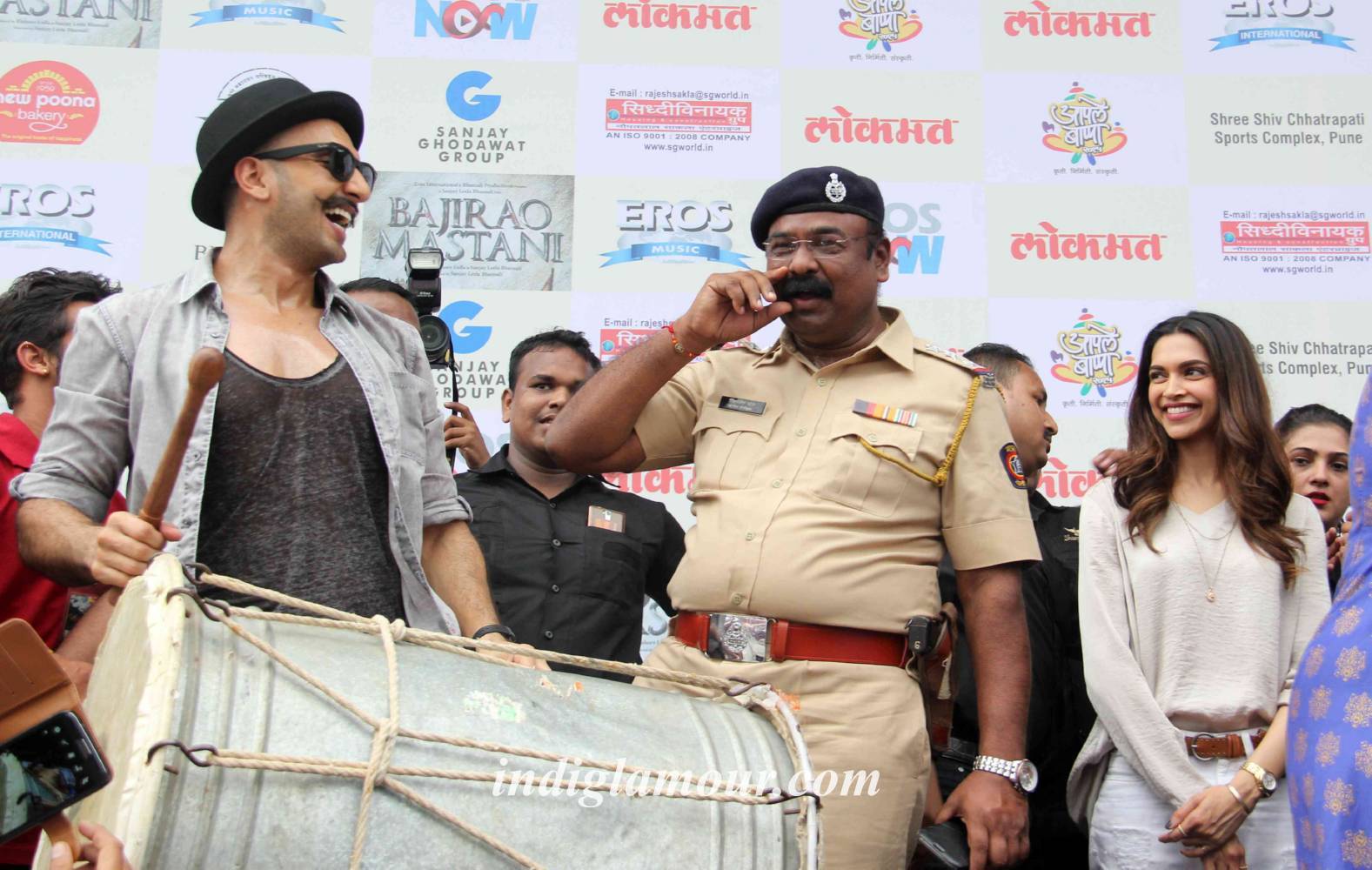Song Launch of Gajanana from Film Bajirao Mastani Event hd photo