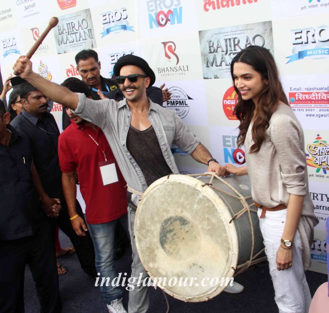 Song Launch of Gajanana from Film Bajirao Mastani Event hd photo