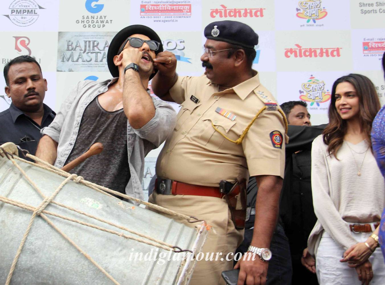 Song Launch of Gajanana from Film Bajirao Mastani Event hd photo